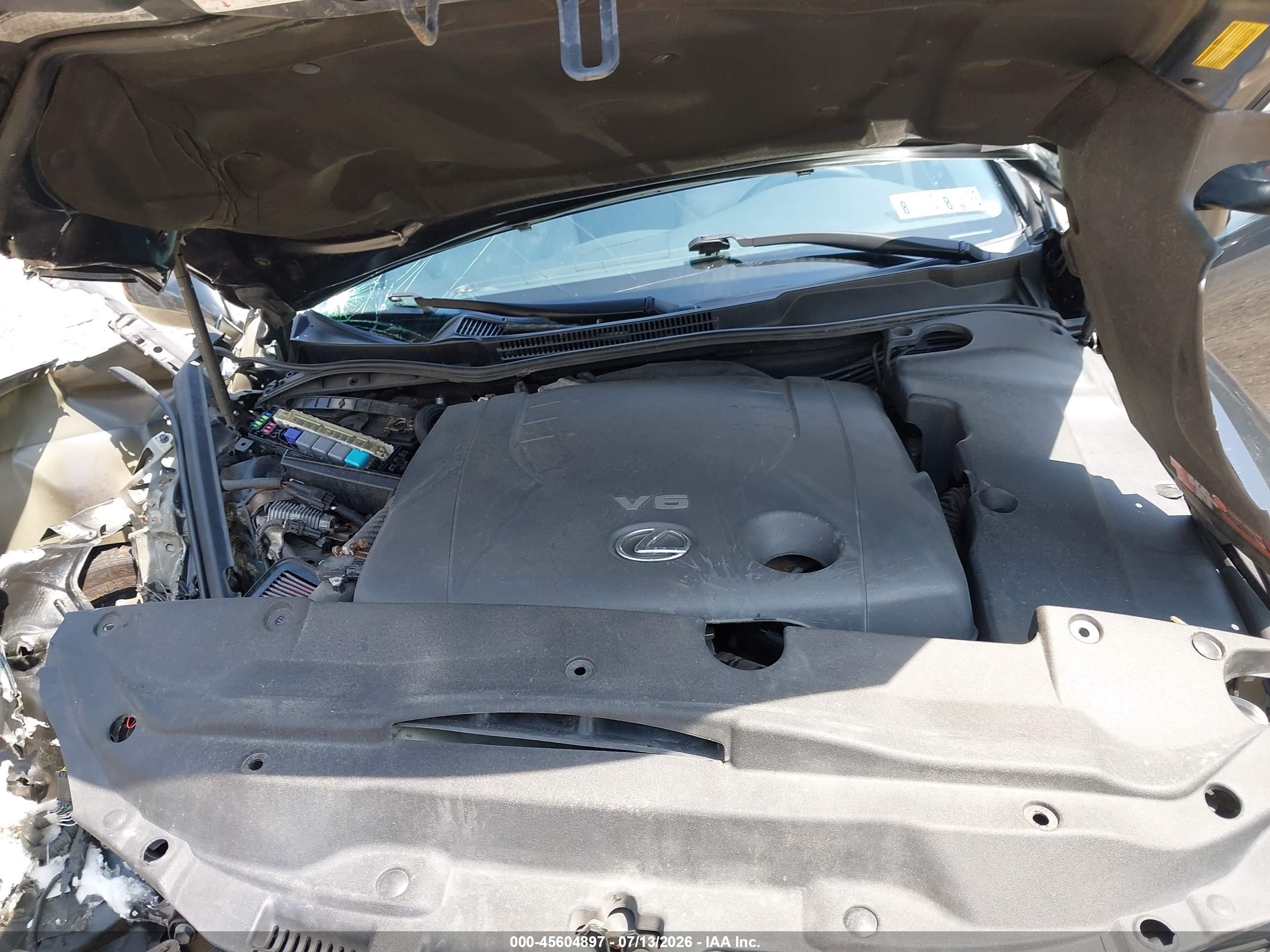 2007 Lexus Is 250   Gray vin: JTHCK262475009176
