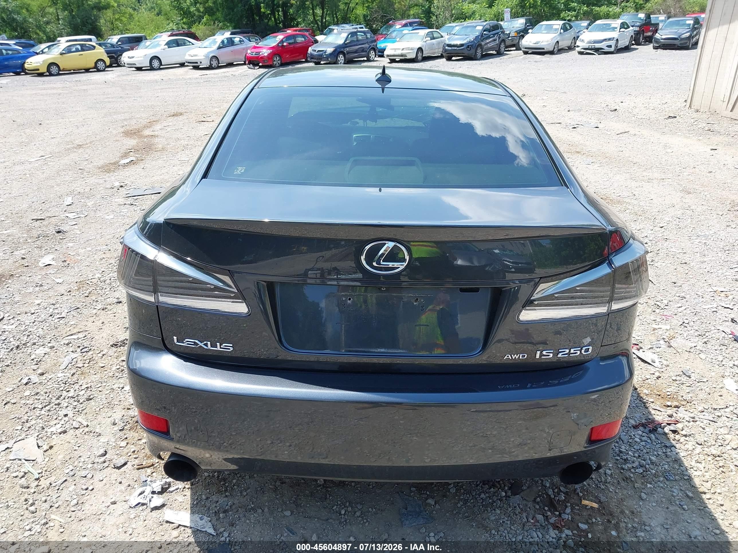 2007 Lexus Is 250   Gray vin: JTHCK262475009176