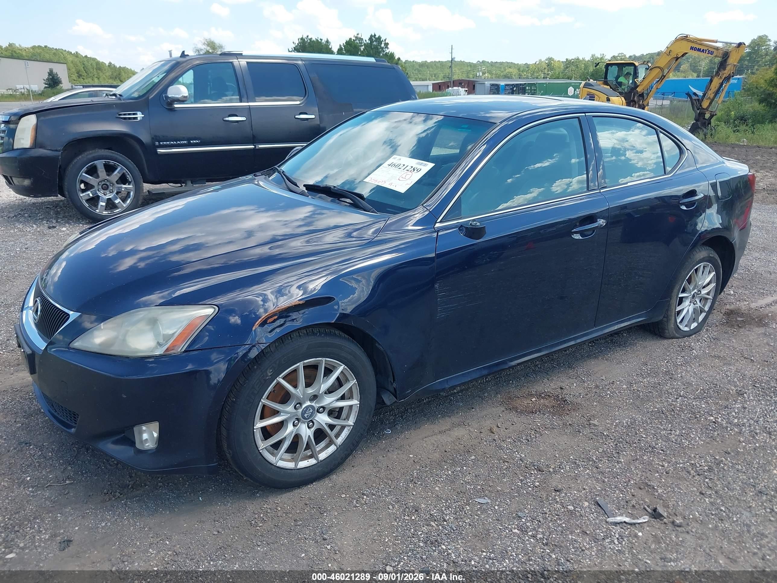 2007 Lexus Is 250   Blue vin: JTHCK262475010280