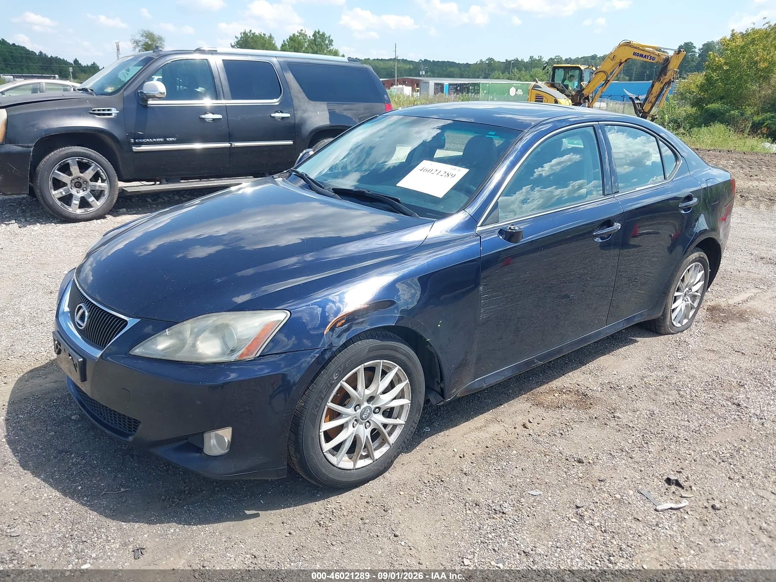 2007 Lexus Is 250   Blue vin: JTHCK262475010280