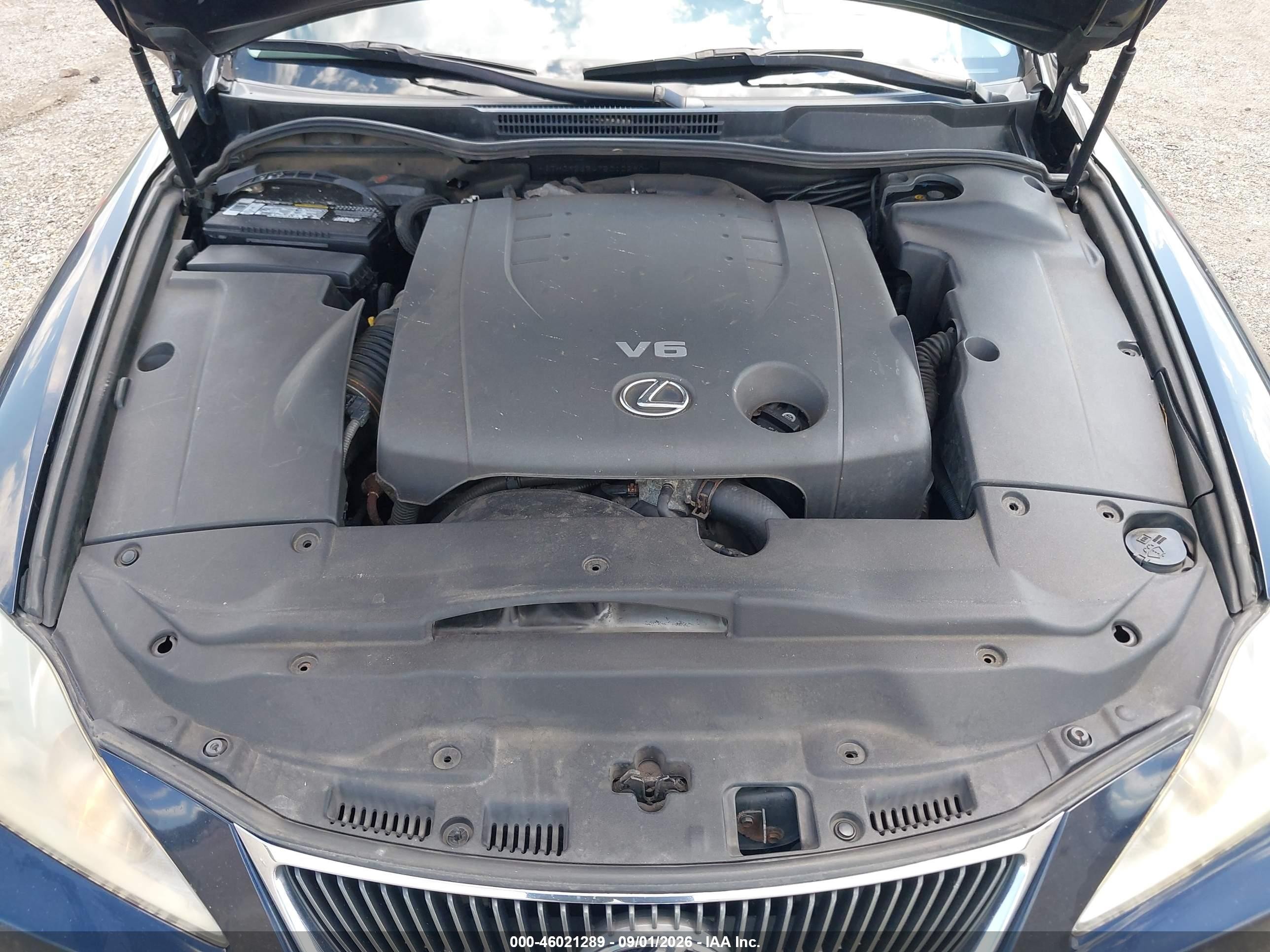 2007 Lexus Is 250   Blue vin: JTHCK262475010280