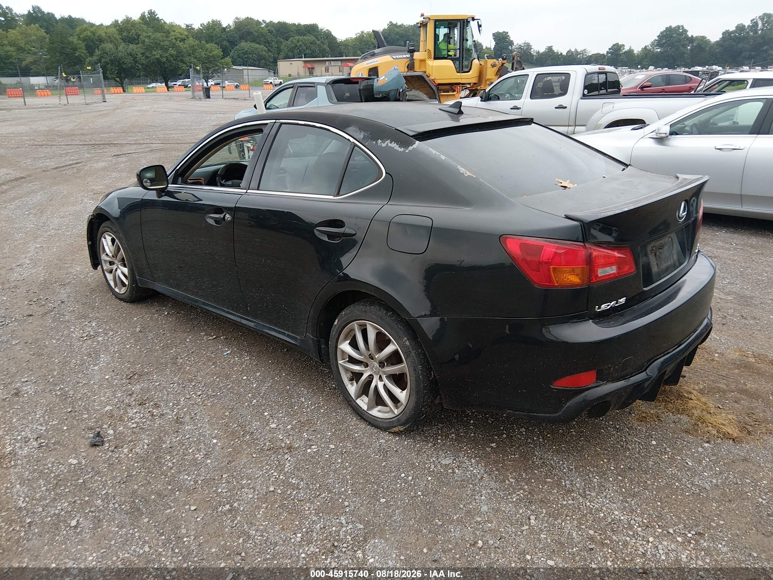 2008 Lexus Is 250   Black vin: JTHCK262482024795