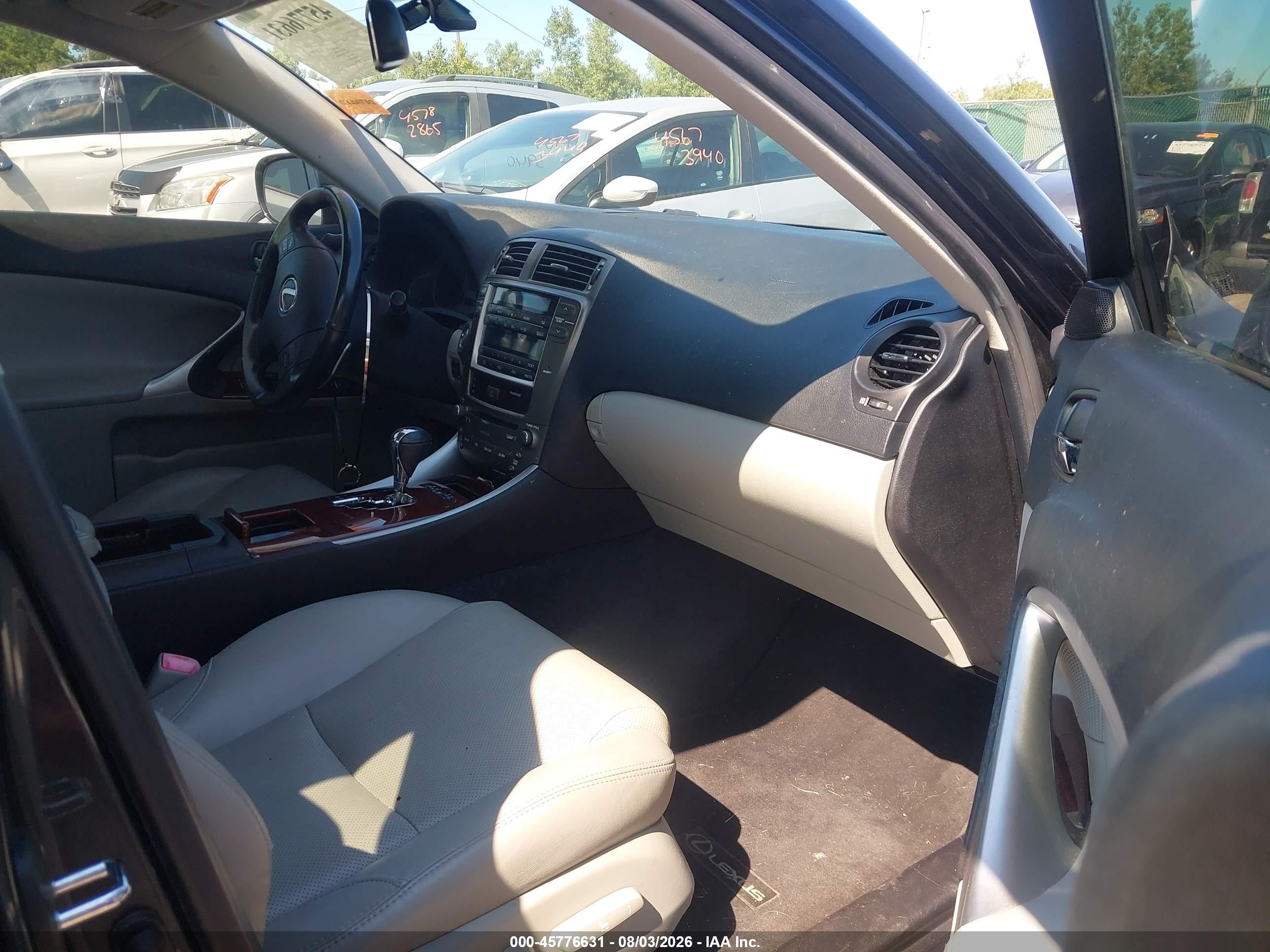 2008 Lexus Is 250   Gray vin: JTHCK262485016176