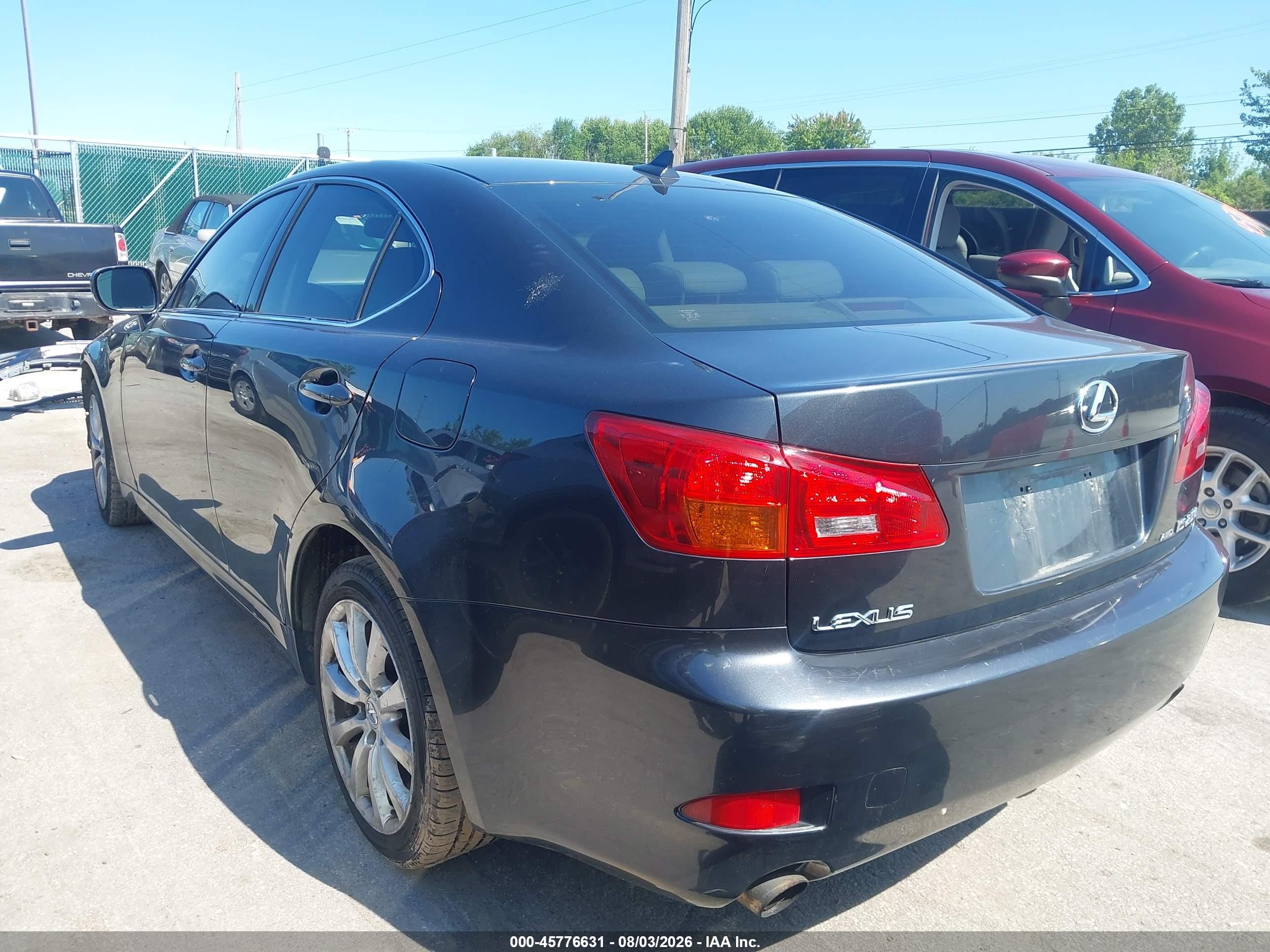 2008 Lexus Is 250   Gray vin: JTHCK262485016176