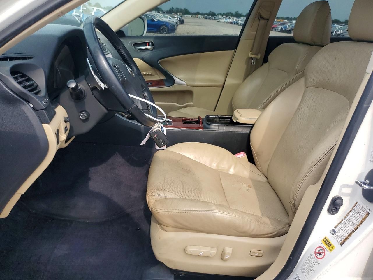 2008 Lexus Is 250 Белый vin: JTHCK262485023449