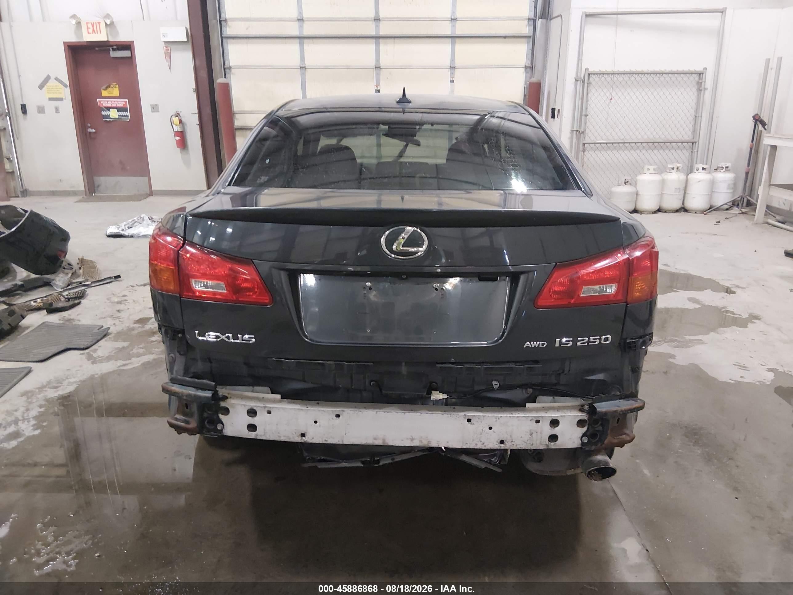 2008 Lexus Is 250   Gray vin: JTHCK262485023953