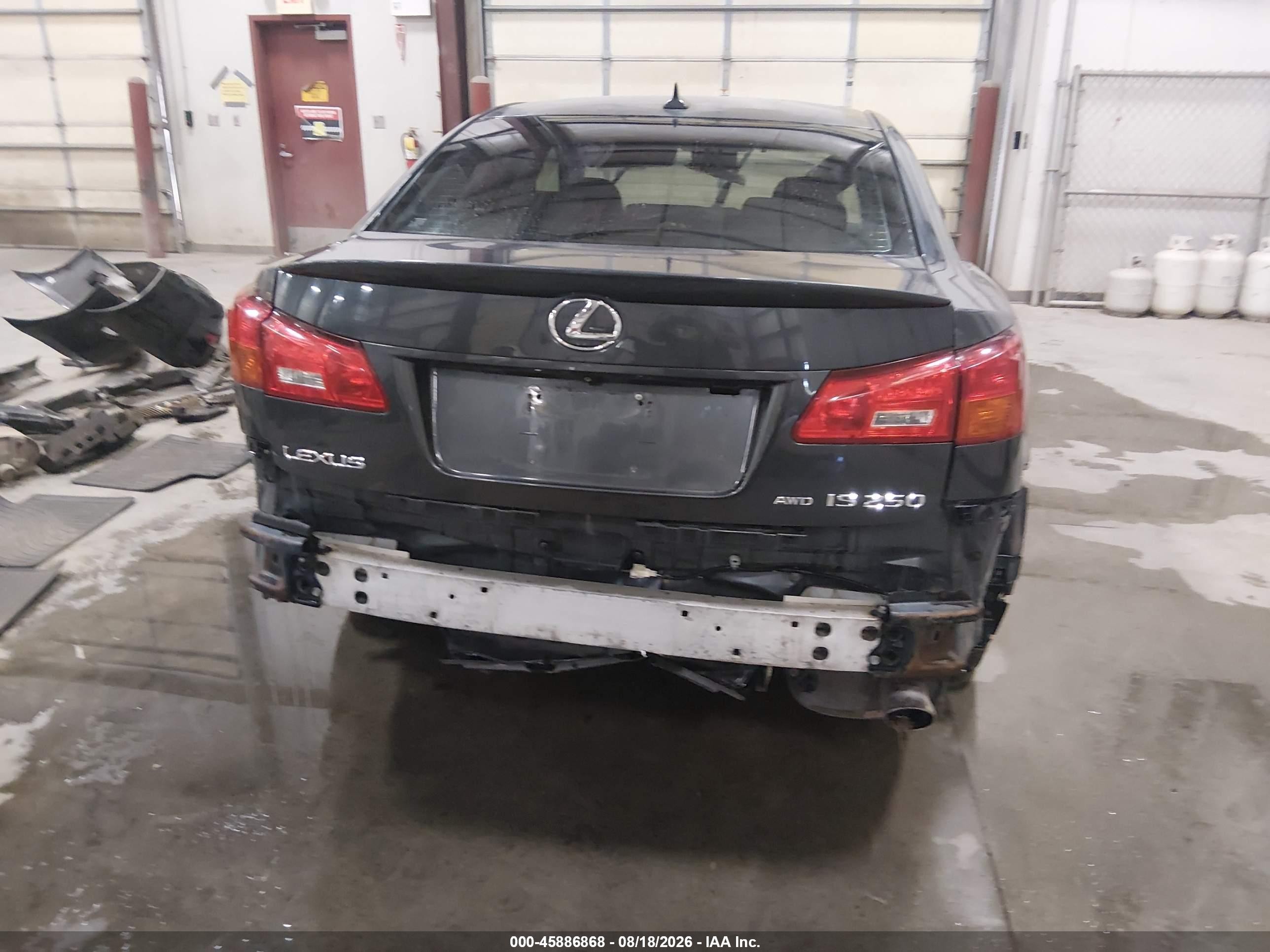 2008 Lexus Is 250   Gray vin: JTHCK262485023953