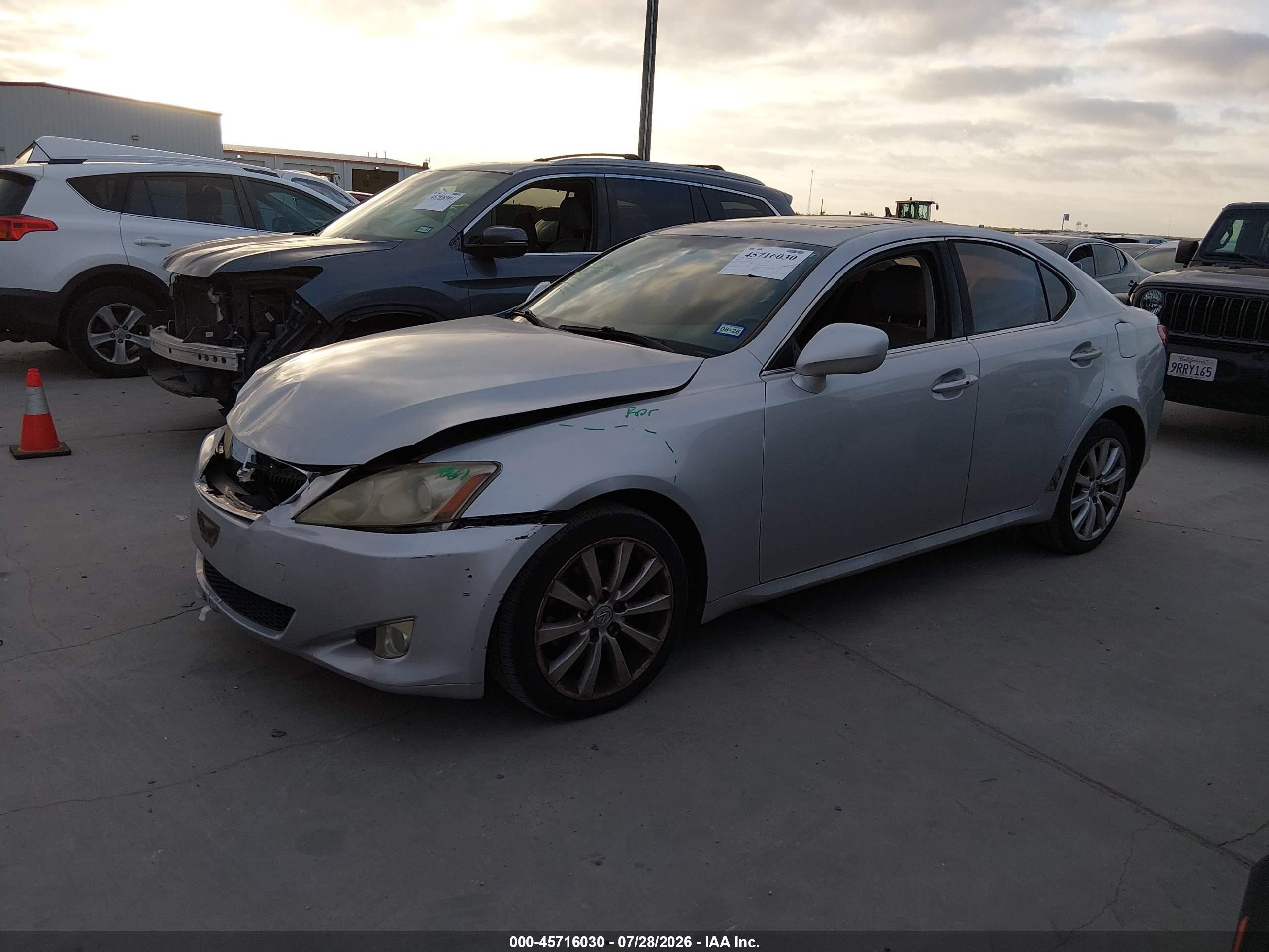 2006 Lexus Is 250   Silver vin: JTHCK262562001510