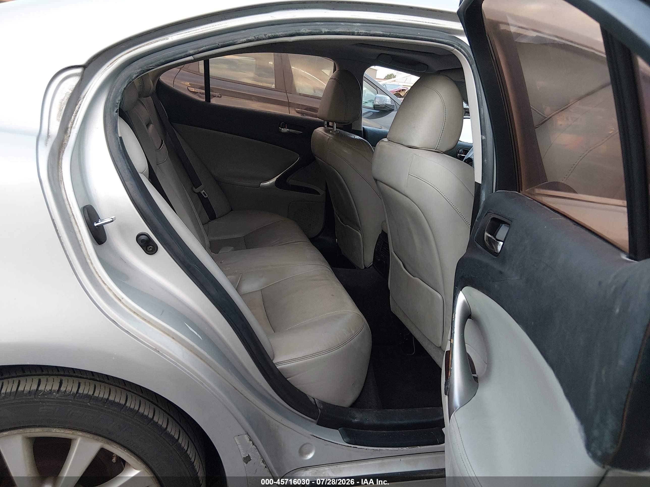 2006 Lexus Is 250   Silver vin: JTHCK262562001510