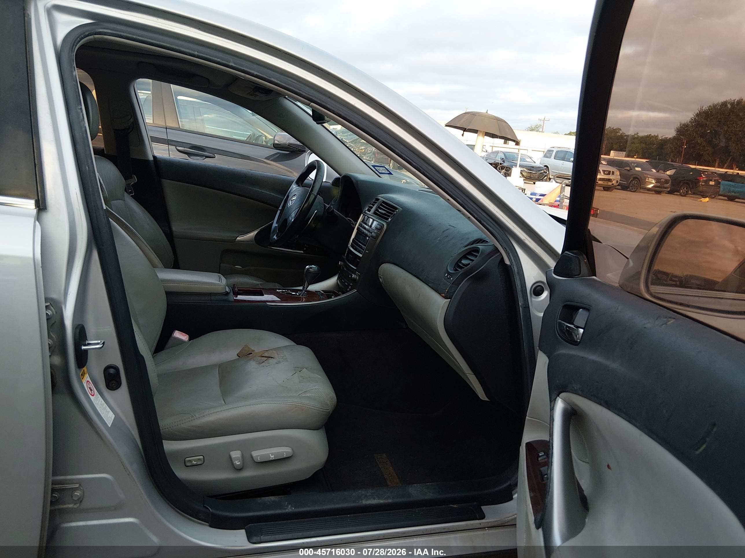 2006 Lexus Is 250   Silver vin: JTHCK262562001510