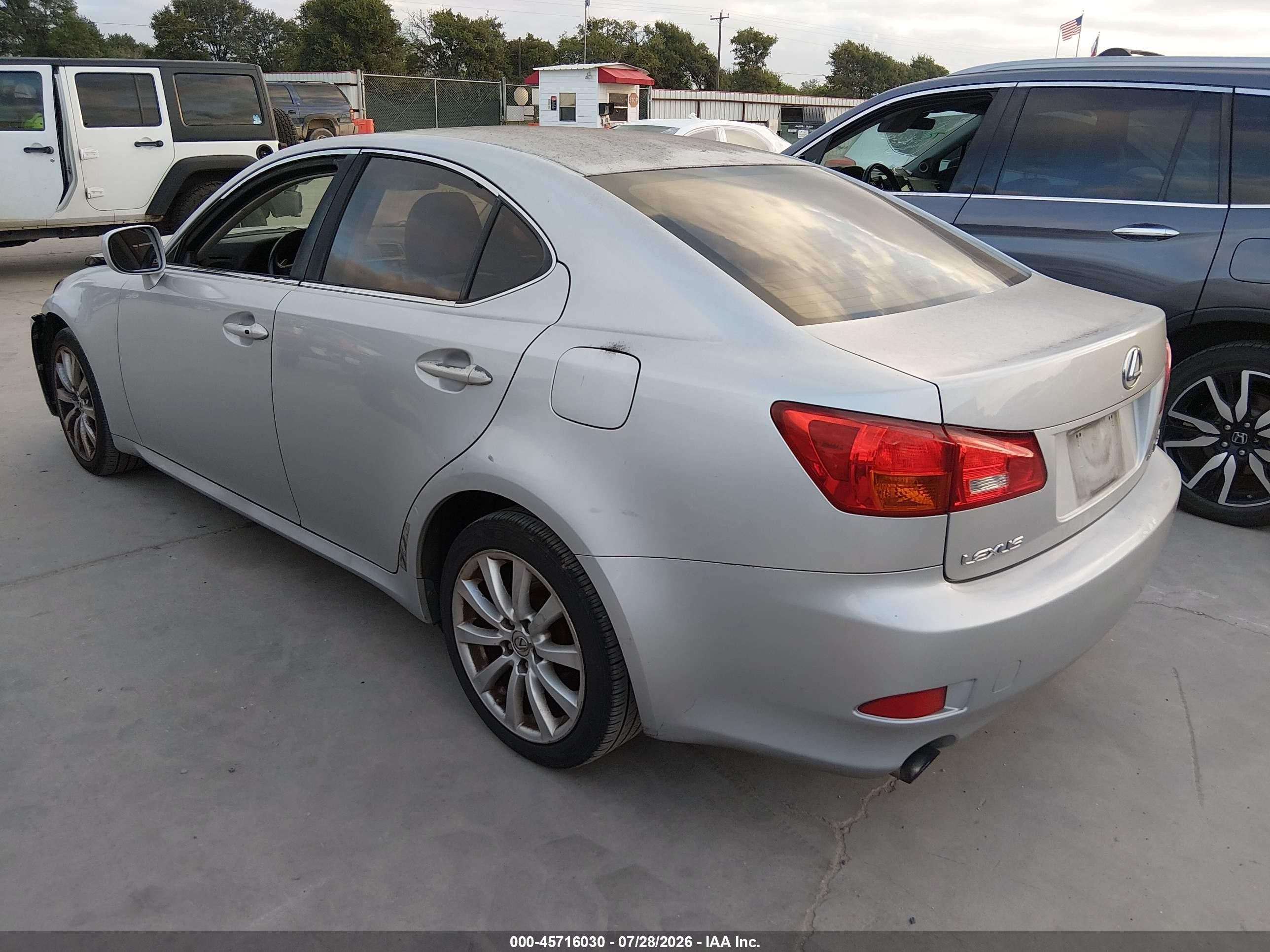 2006 Lexus Is 250   Silver vin: JTHCK262562001510