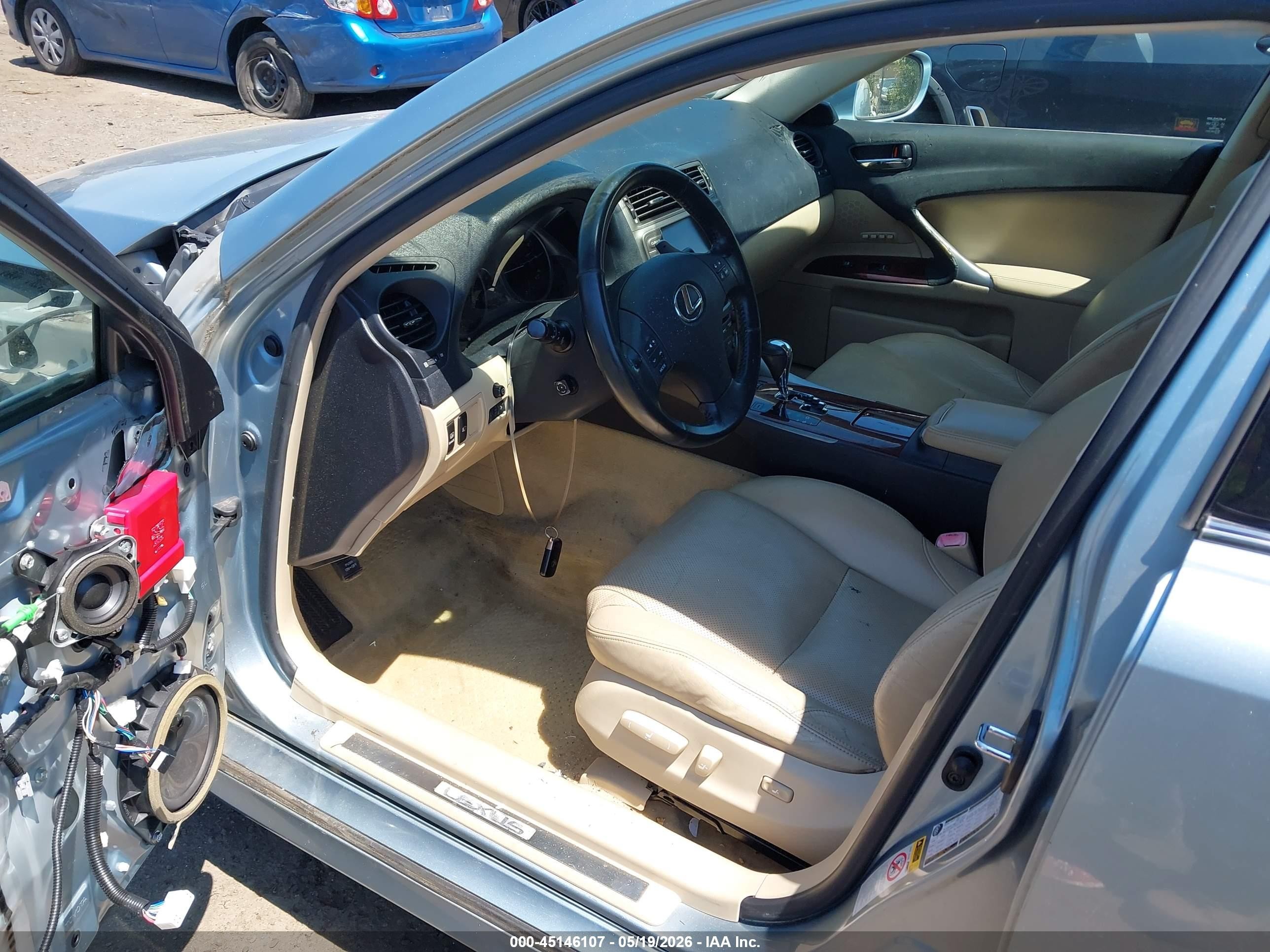2006 Lexus Is 250 Light Blue vin: JTHCK262565004437