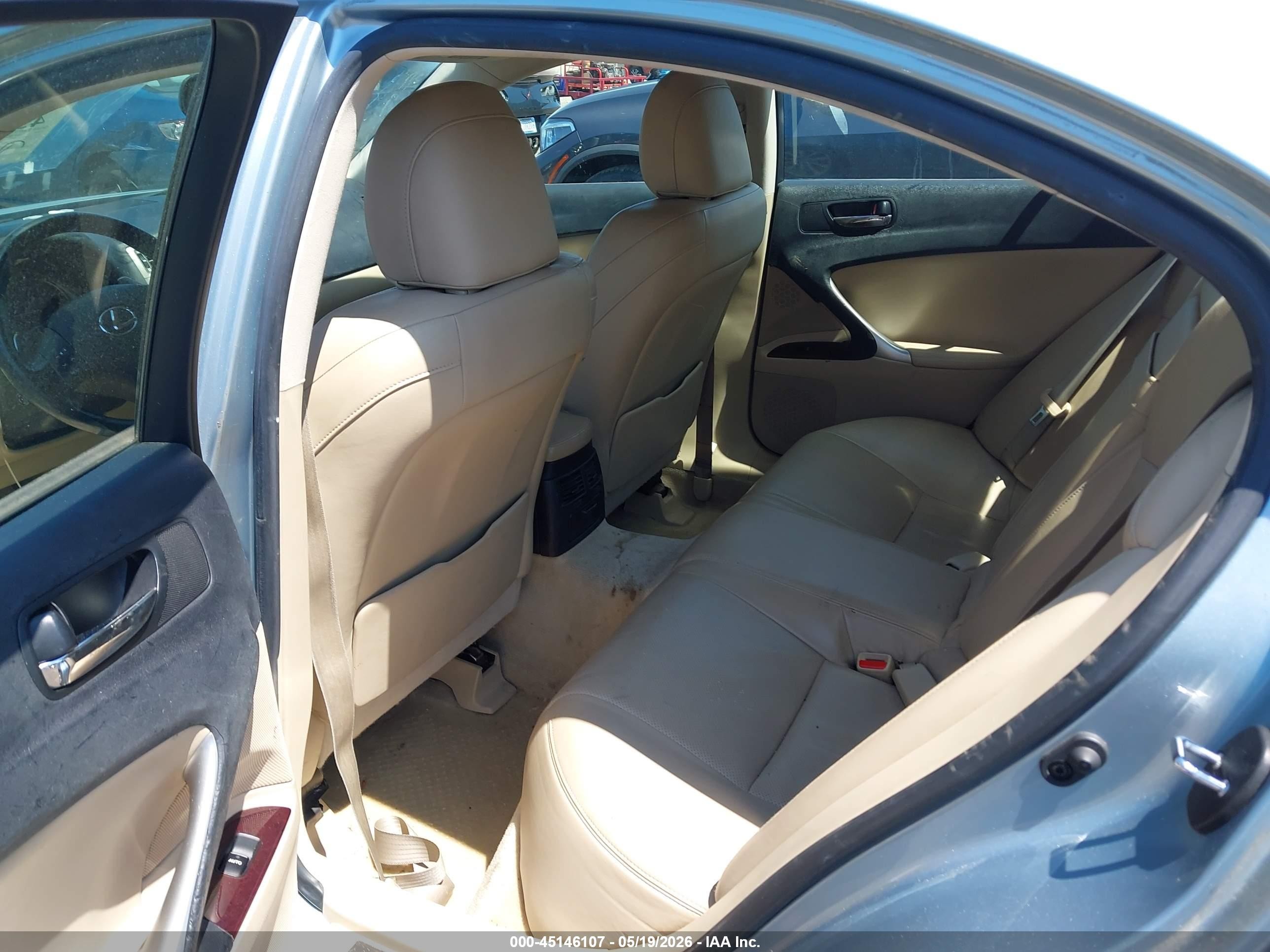 2006 Lexus Is 250 Light Blue vin: JTHCK262565004437