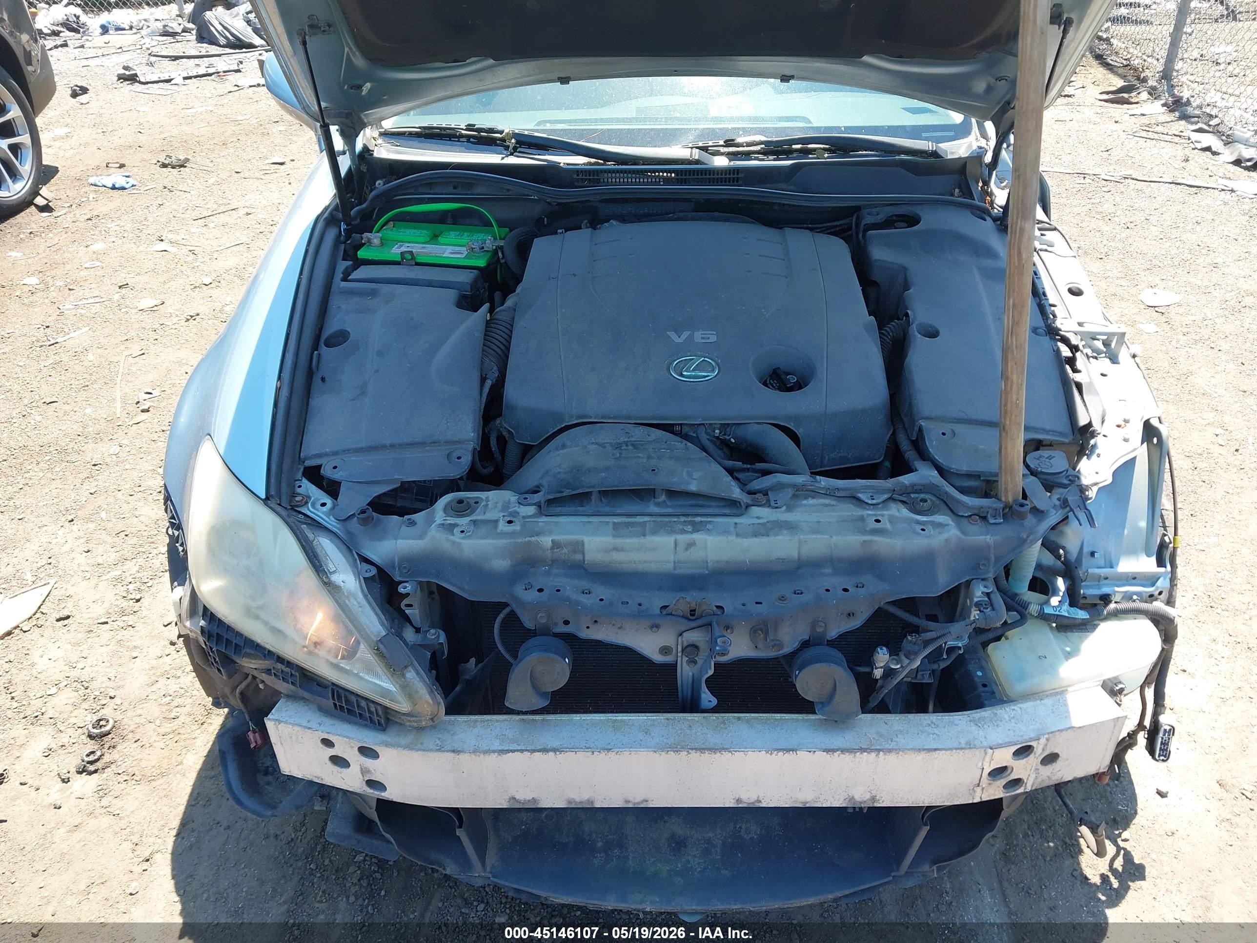 2006 Lexus Is 250 Light Blue vin: JTHCK262565004437