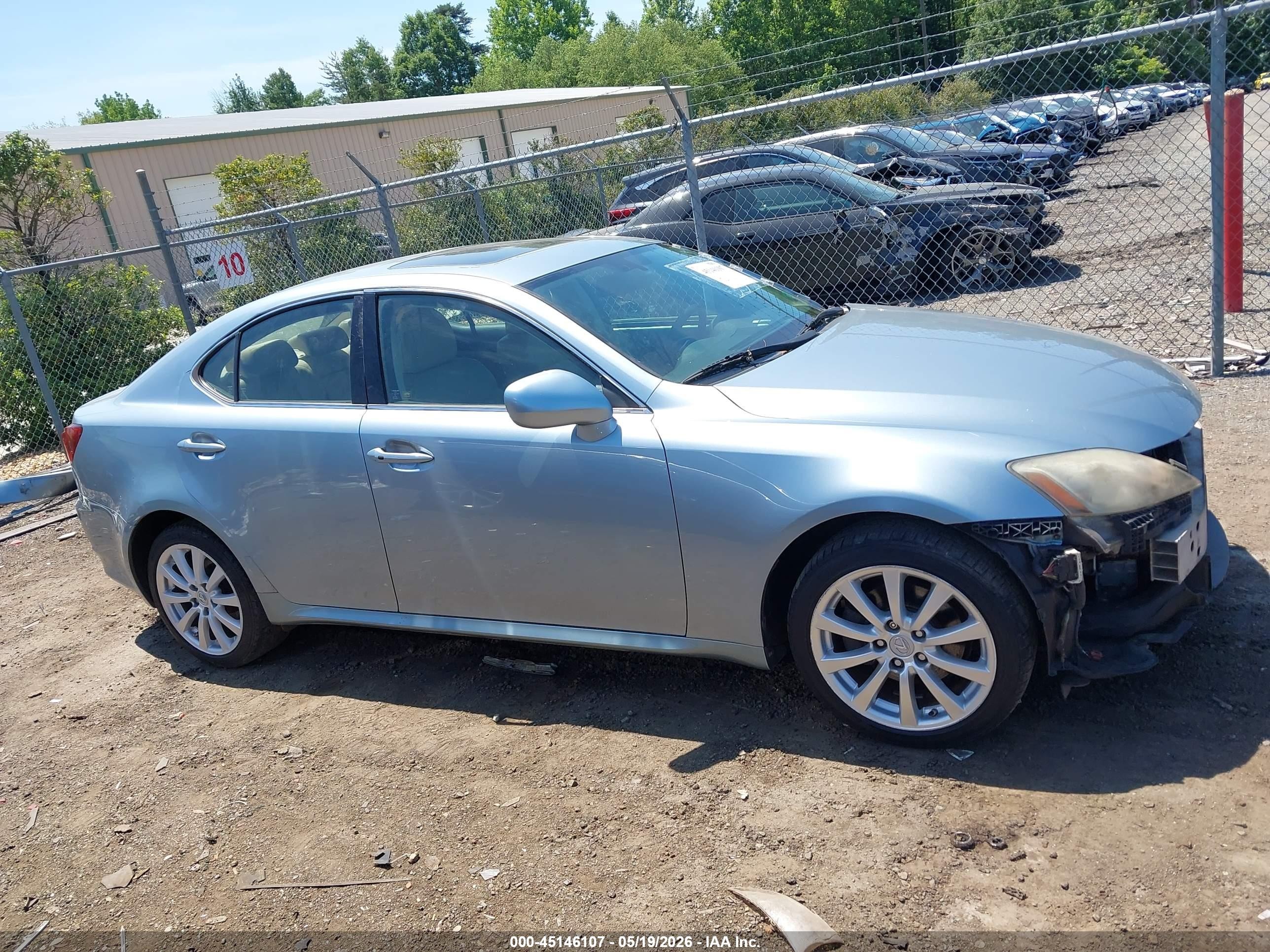 2006 Lexus Is 250 Light Blue vin: JTHCK262565004437