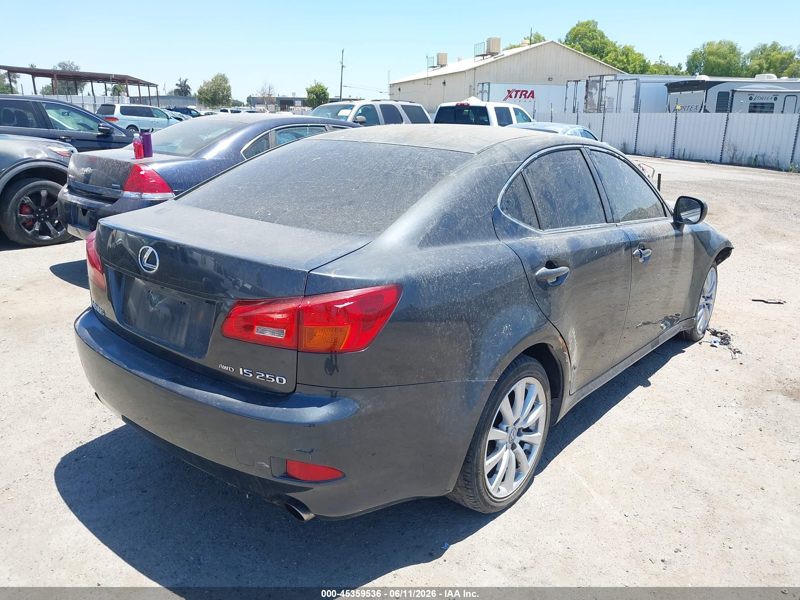 2006 Lexus Is 250   Gray vin: JTHCK262565004938