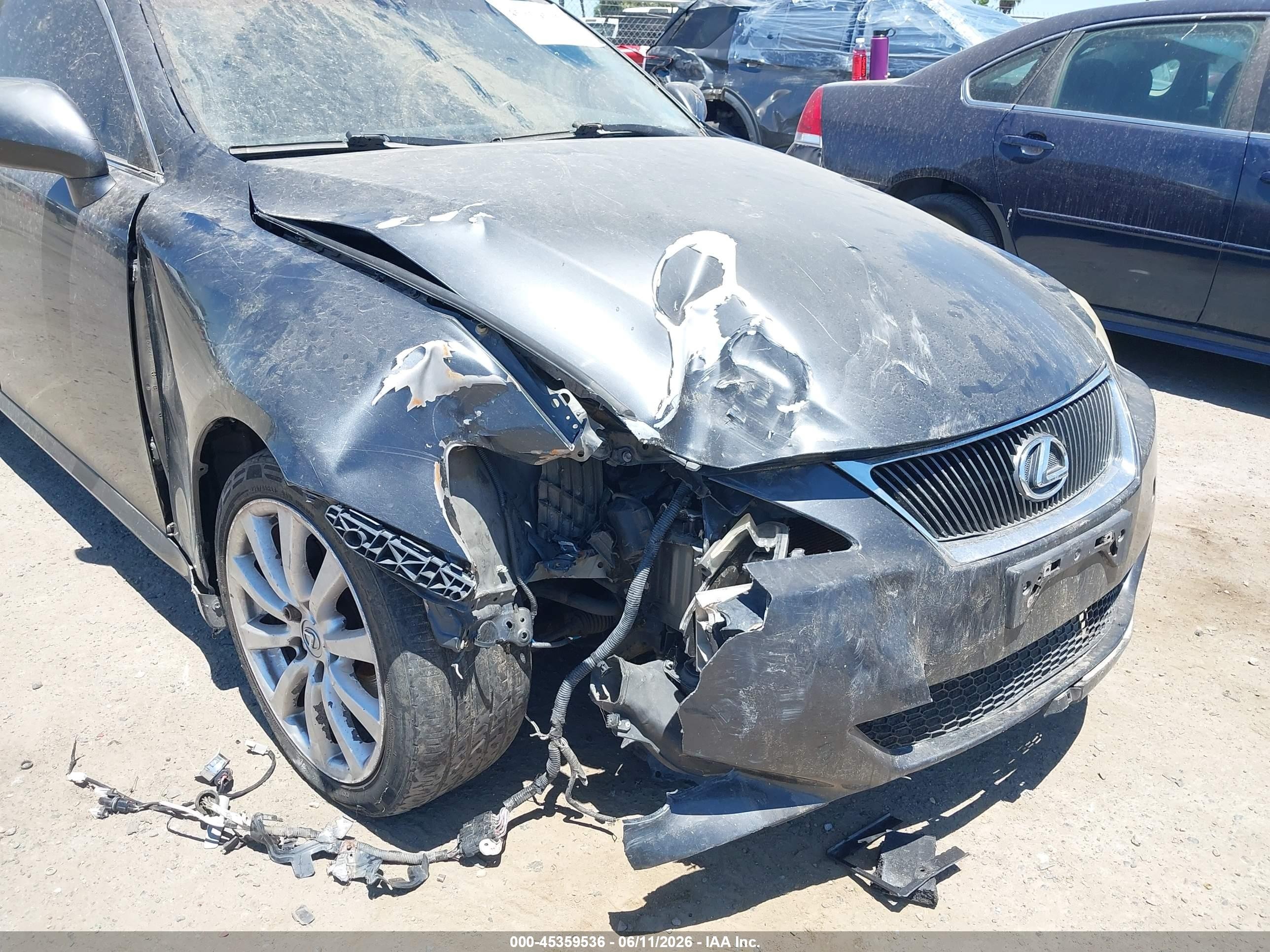 2006 Lexus Is 250   Gray vin: JTHCK262565004938