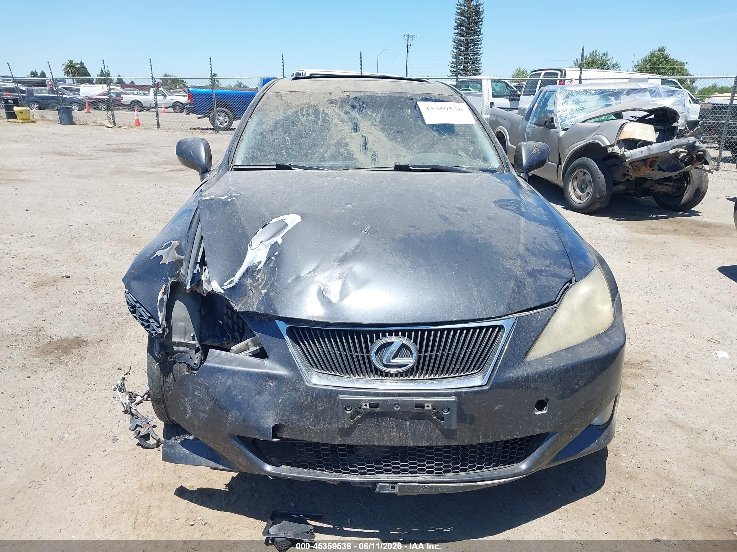 2006 Lexus Is 250   Gray vin: JTHCK262565004938