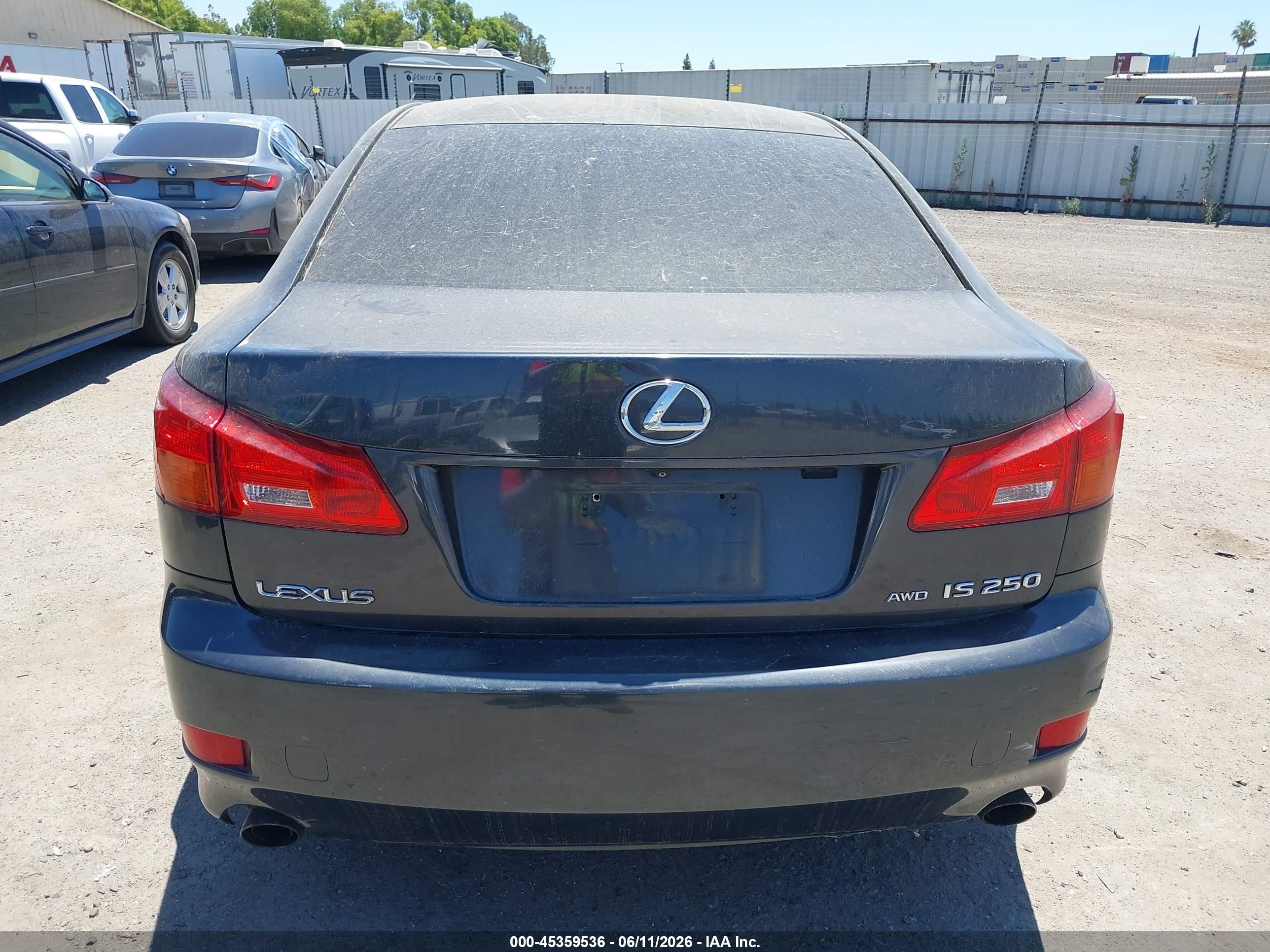 2006 Lexus Is 250   Gray vin: JTHCK262565004938