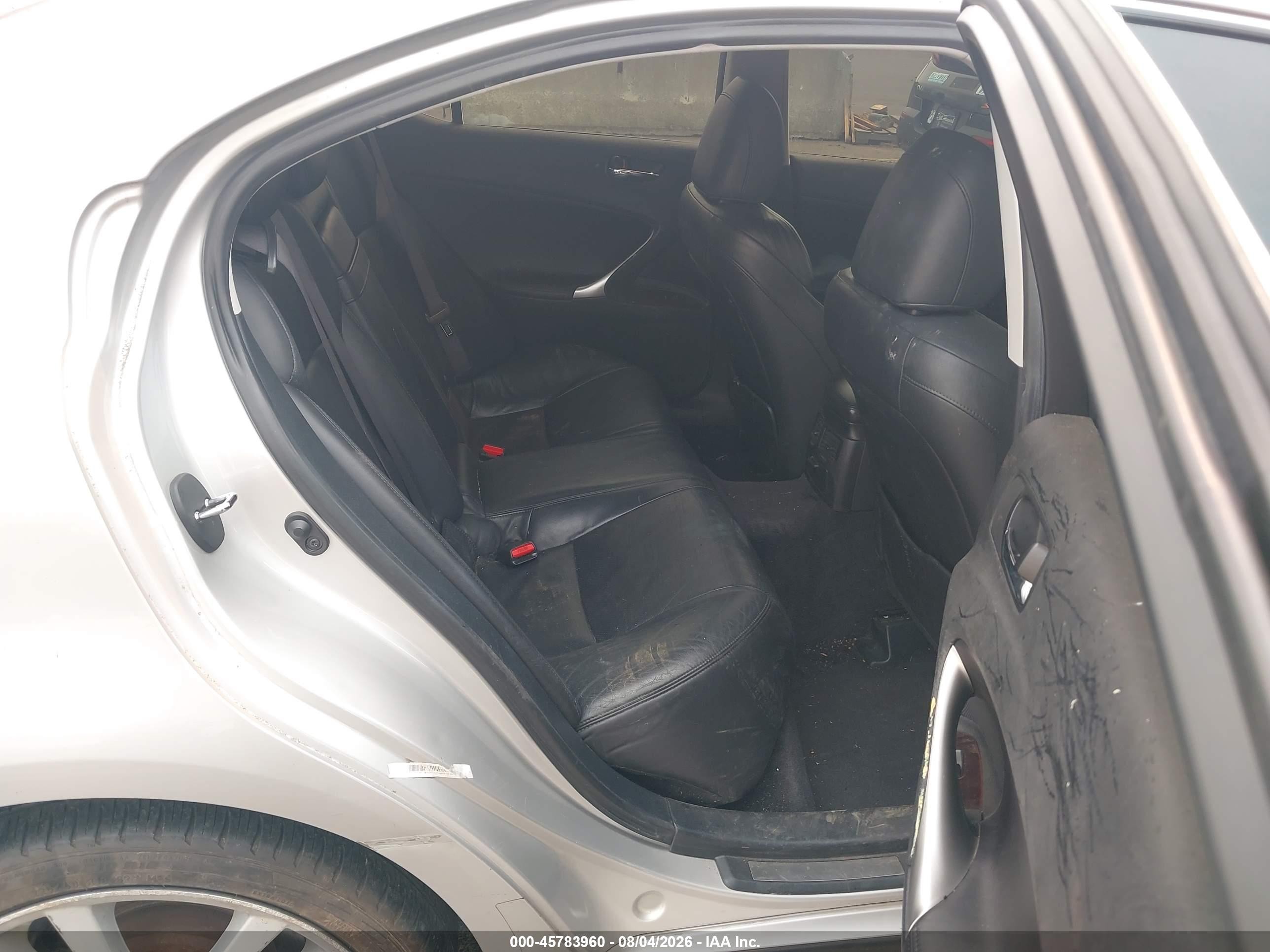 2007 Lexus Is 250   Silver vin: JTHCK262575009140
