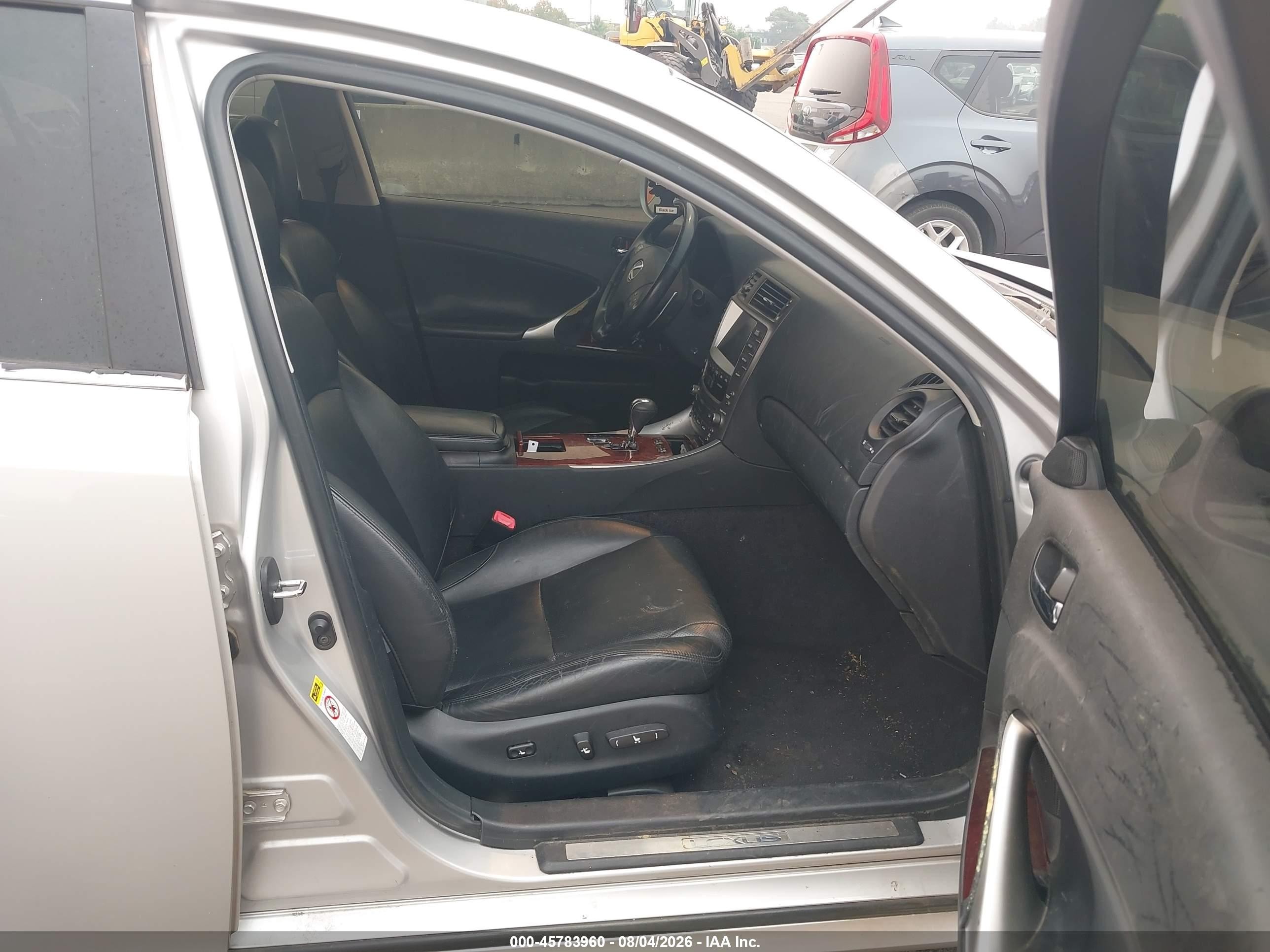2007 Lexus Is 250   Silver vin: JTHCK262575009140