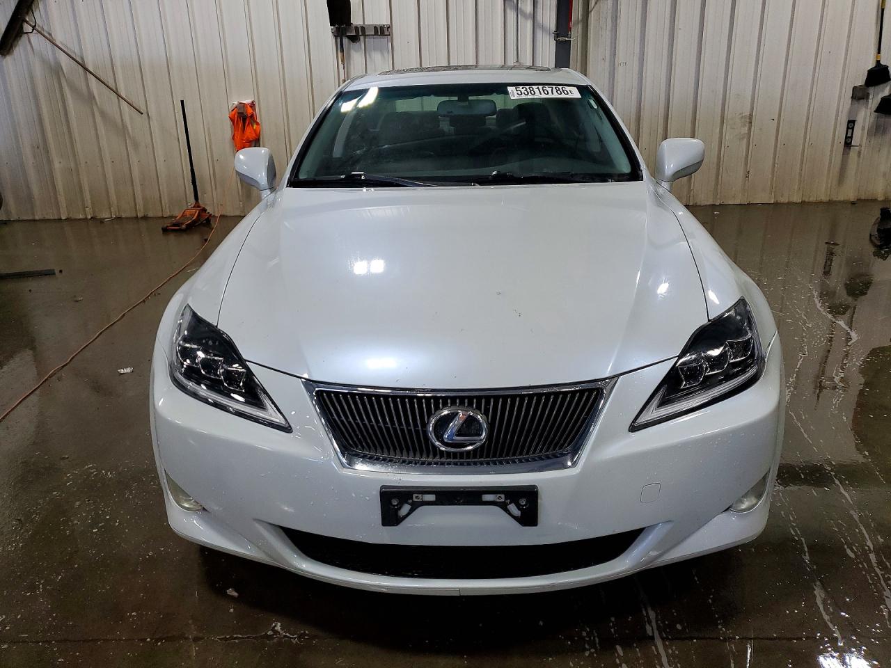 2007 Lexus Is 250 White vin: JTHCK262575014077