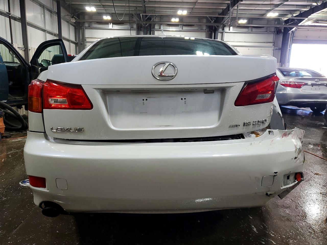 2007 Lexus Is 250 White vin: JTHCK262575014077