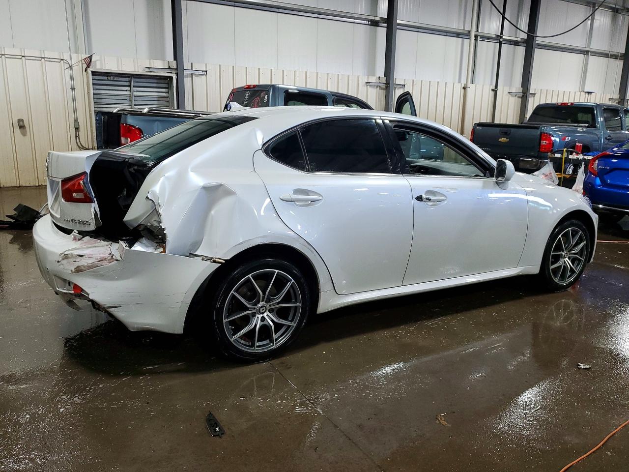 2007 Lexus Is 250 White vin: JTHCK262575014077