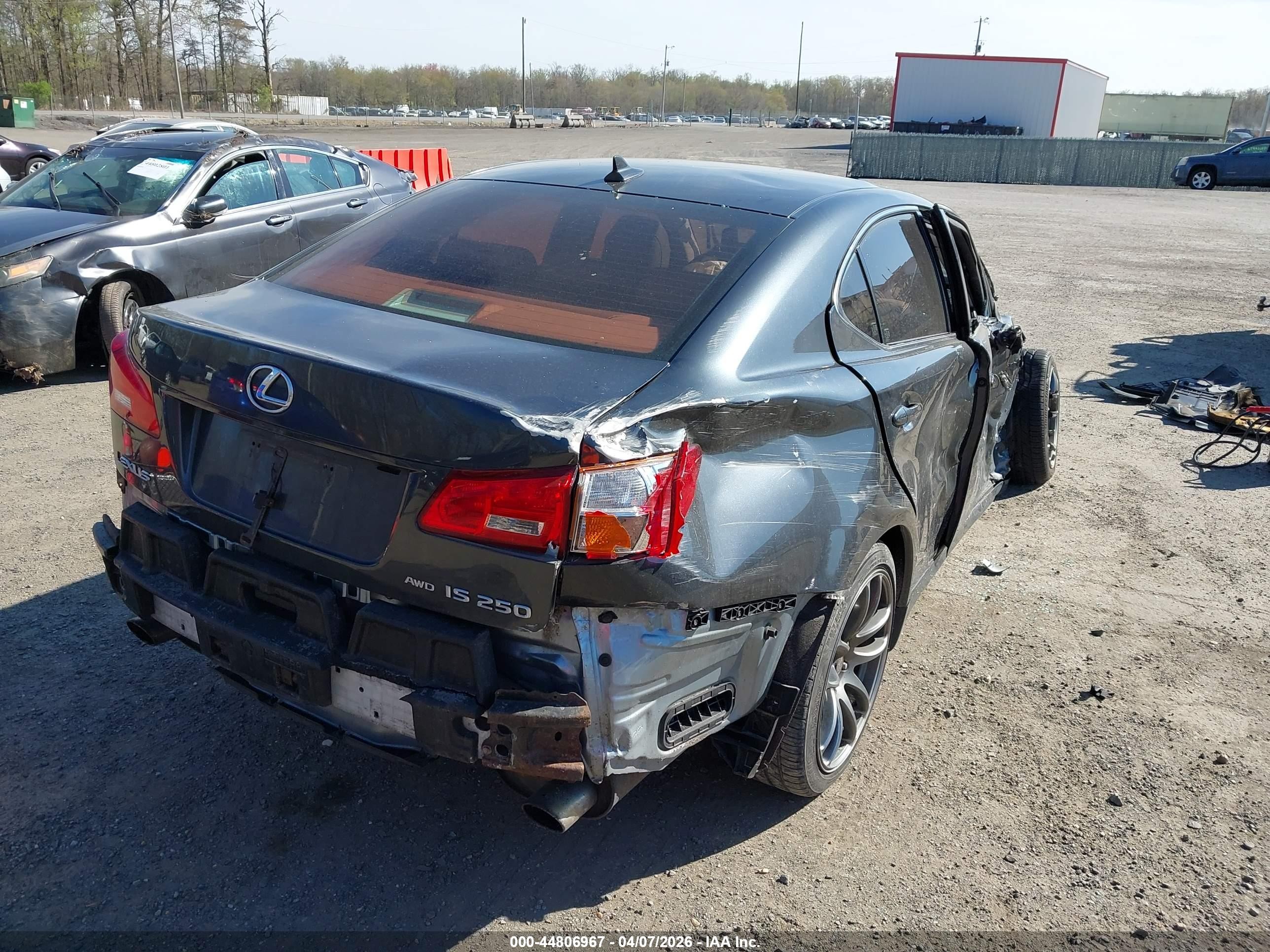 2008 Lexus Is 250   Gray vin: JTHCK262585020446