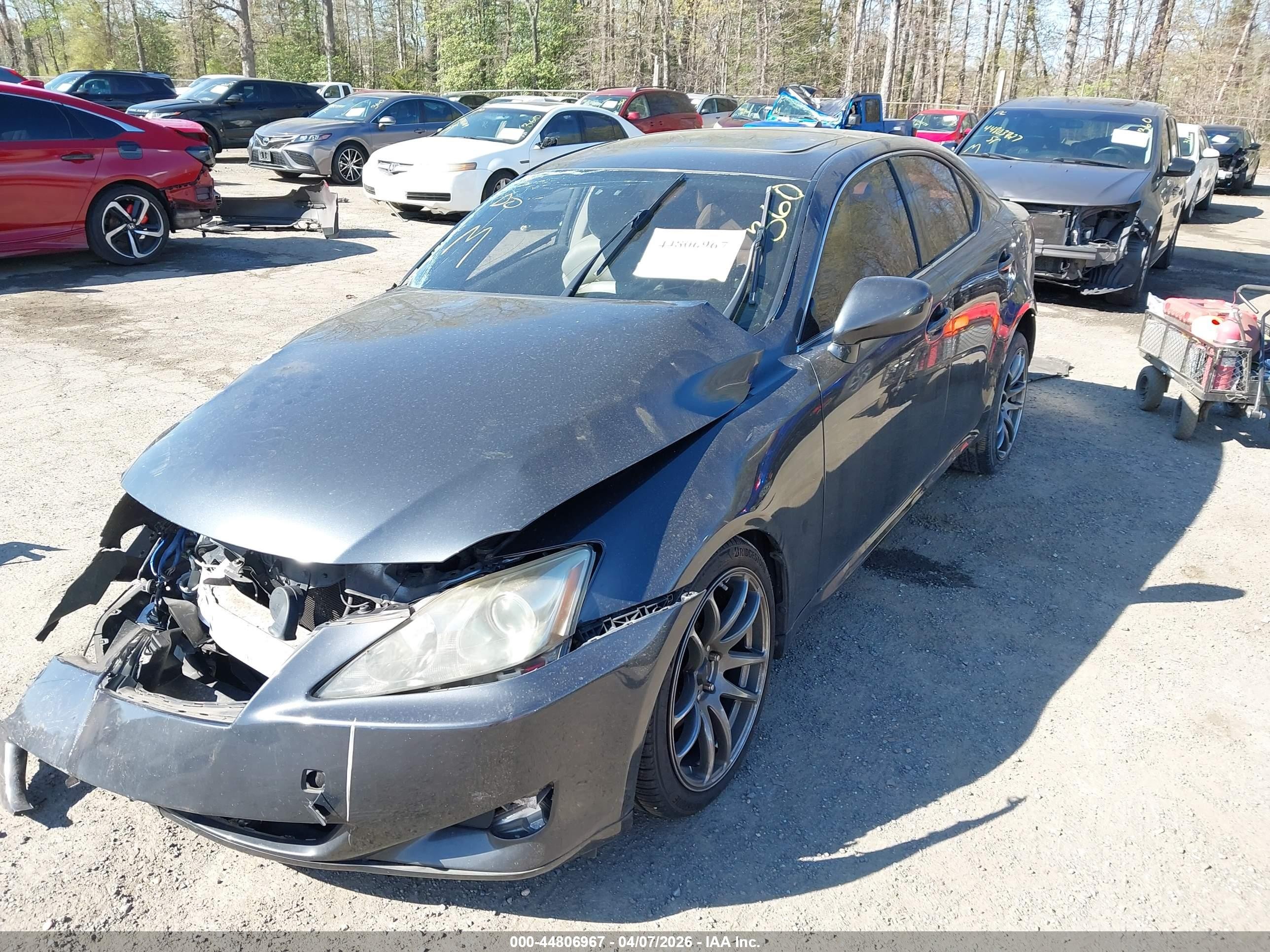 2008 Lexus Is 250   Gray vin: JTHCK262585020446