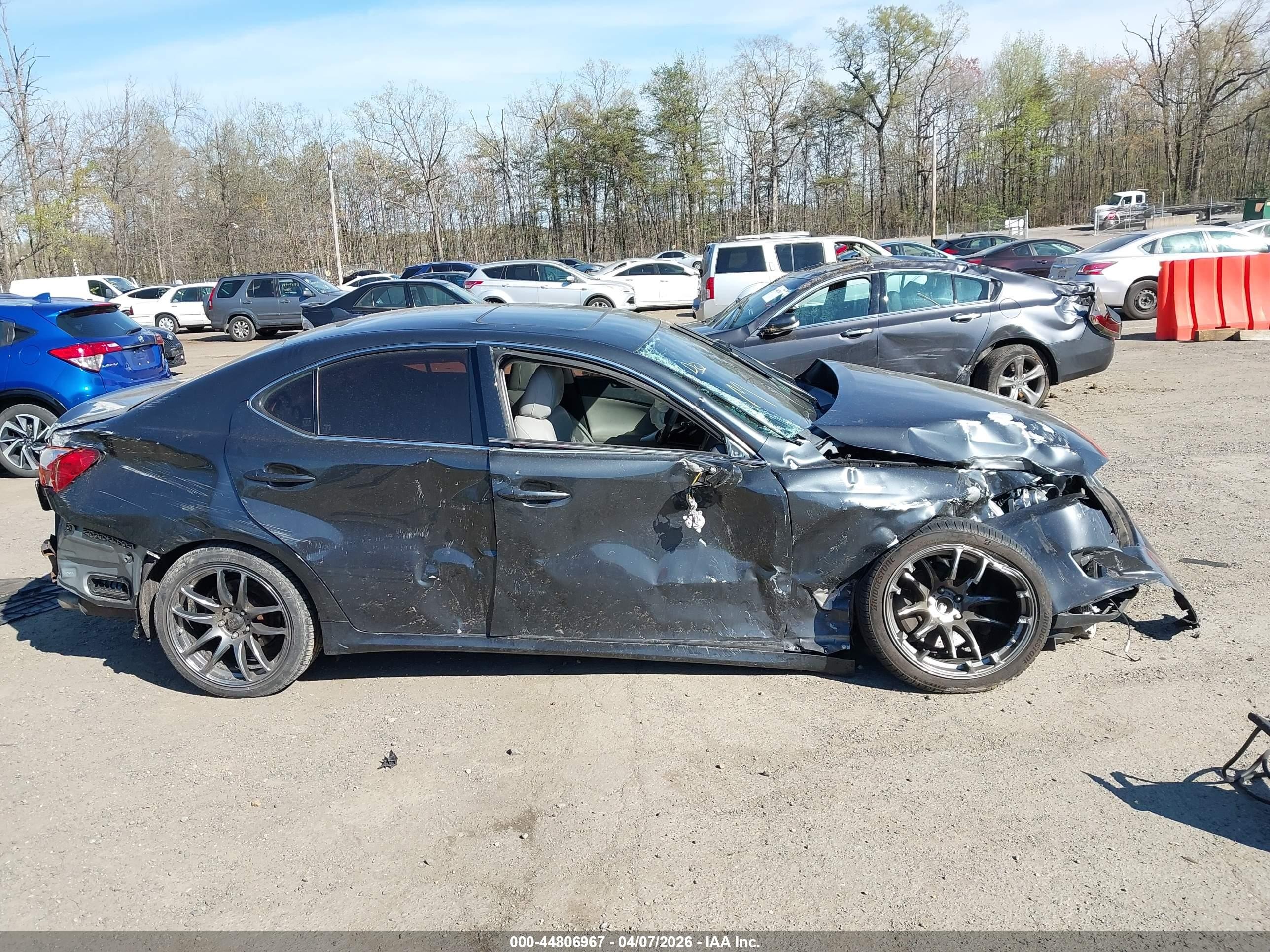 2008 Lexus Is 250   Gray vin: JTHCK262585020446