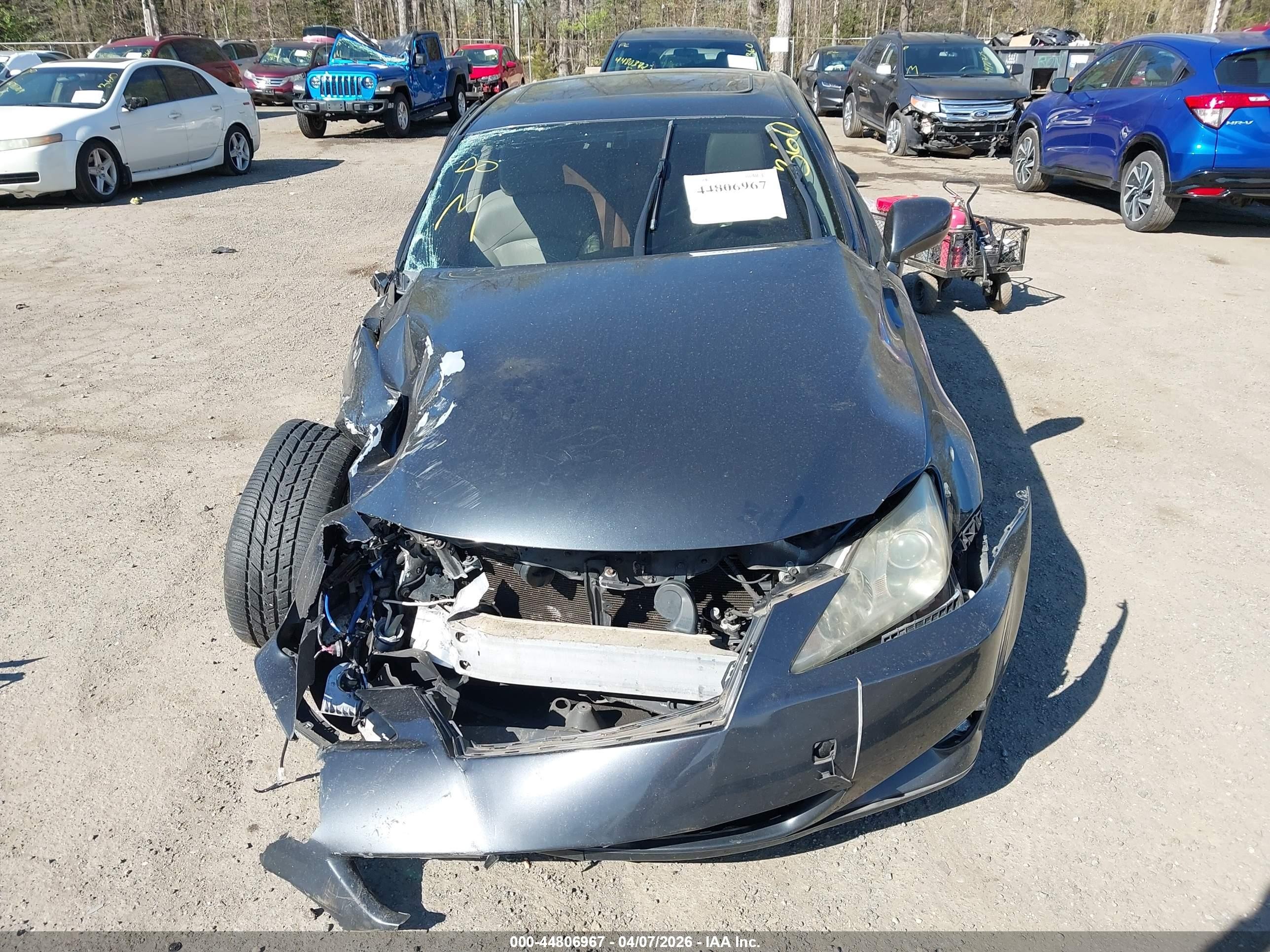 2008 Lexus Is 250   Gray vin: JTHCK262585020446
