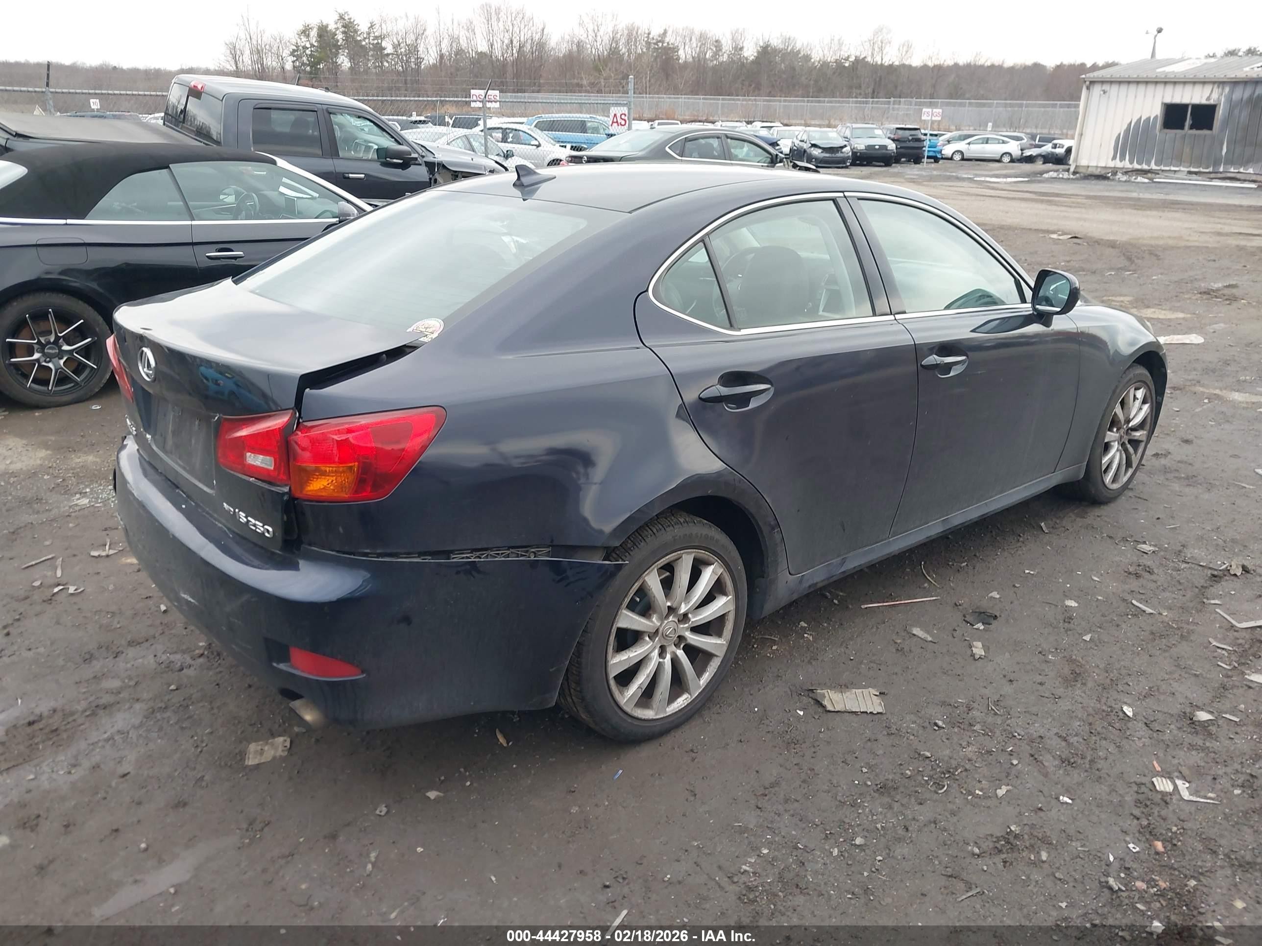 2008 Lexus Is 250   Navy vin: JTHCK262585024349