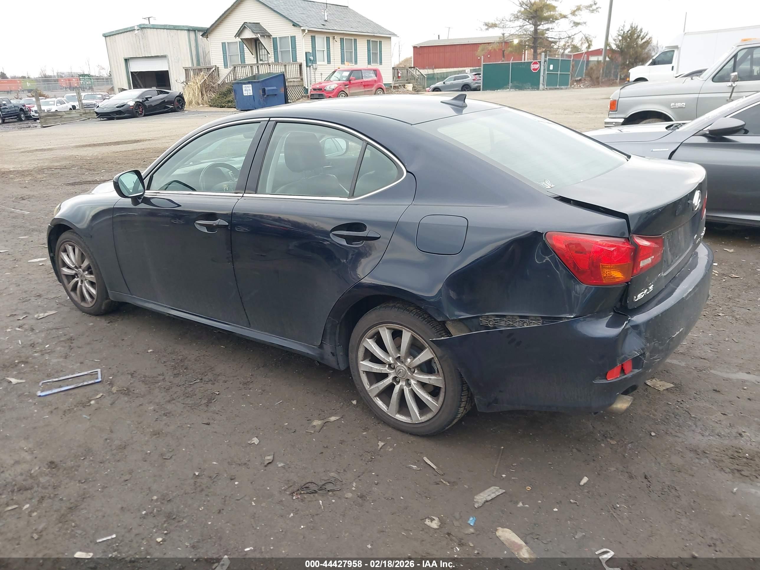2008 Lexus Is 250   Navy vin: JTHCK262585024349