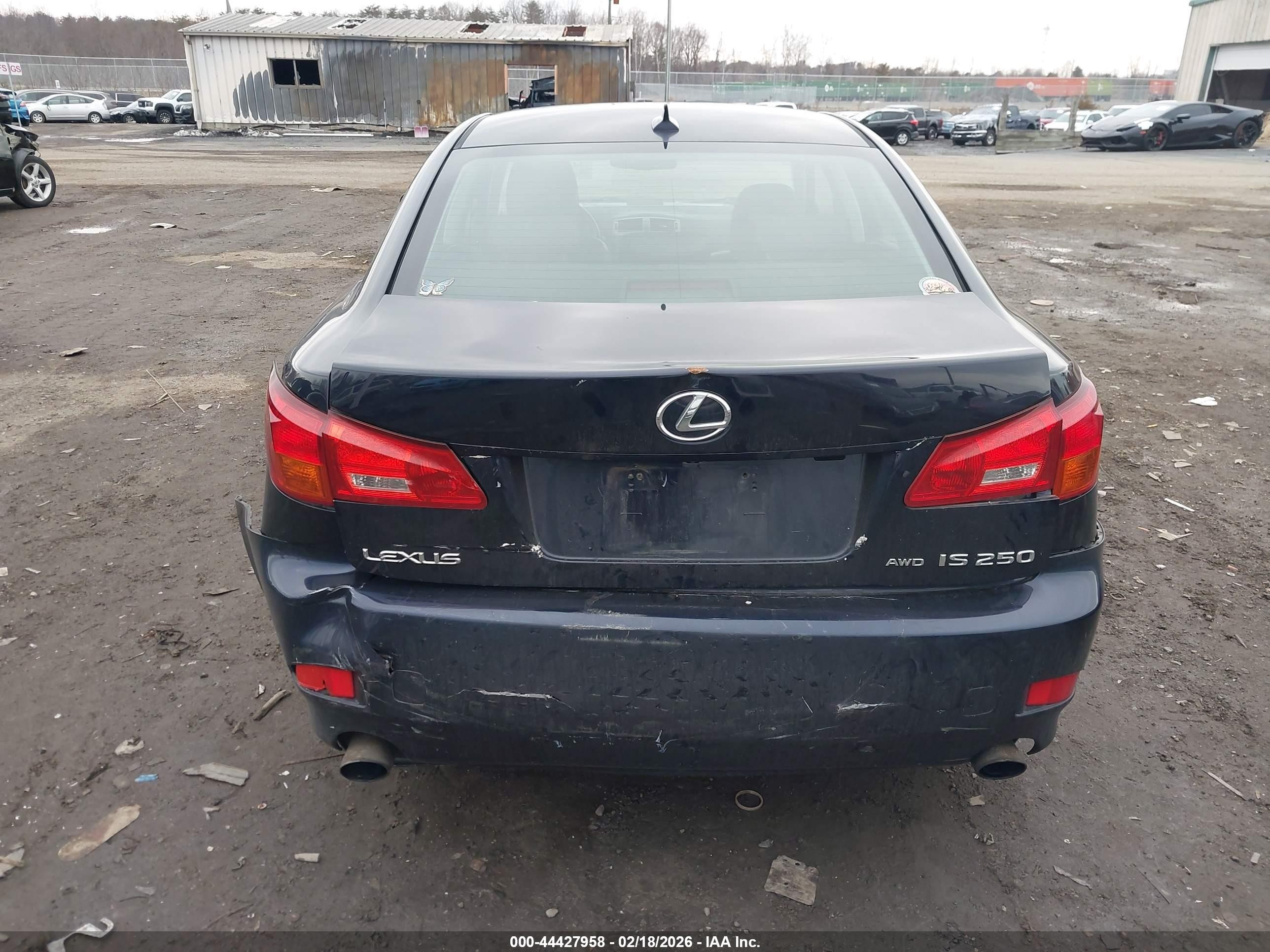 2008 Lexus Is 250   Navy vin: JTHCK262585024349