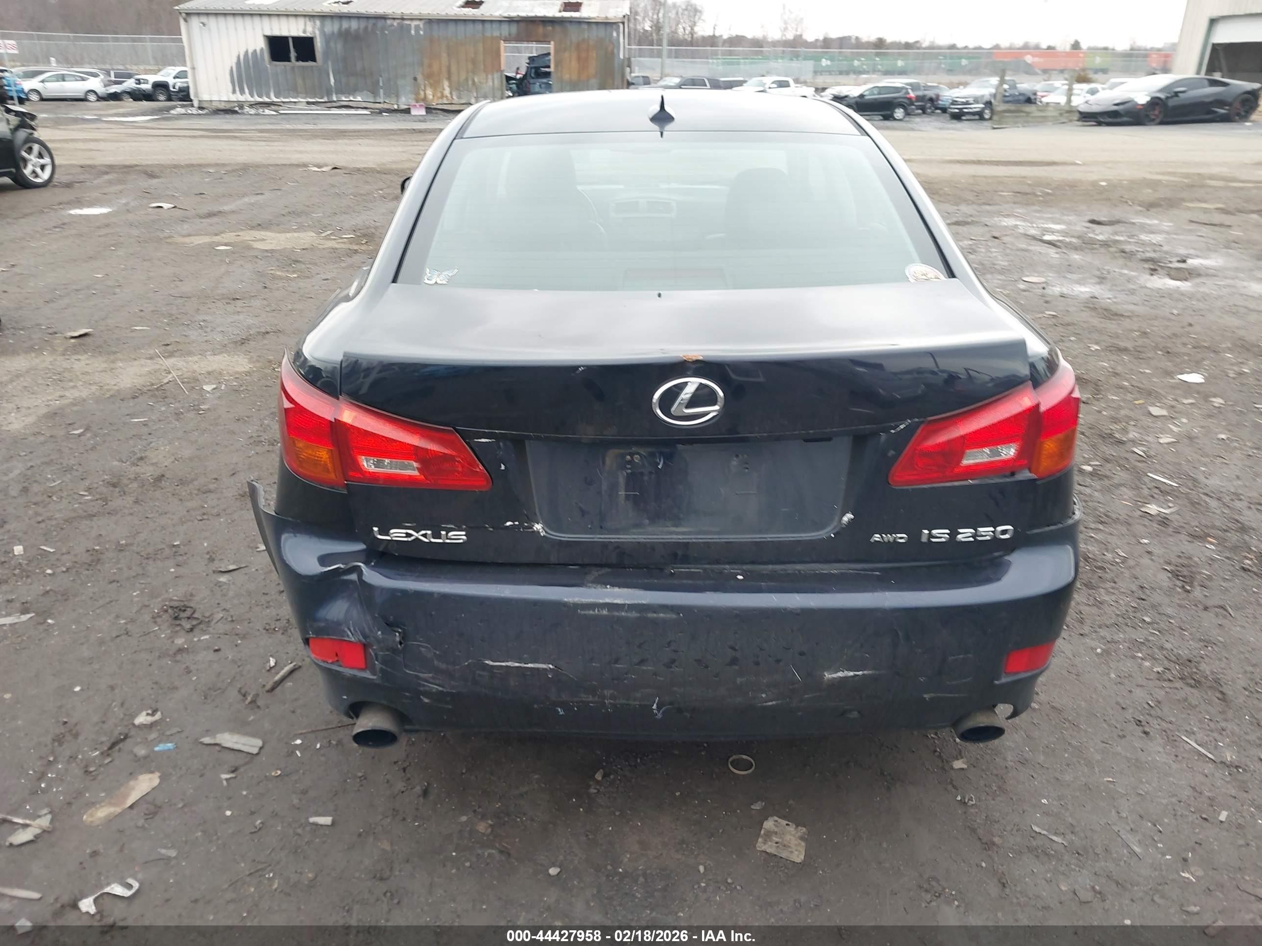 2008 Lexus Is 250   Navy vin: JTHCK262585024349