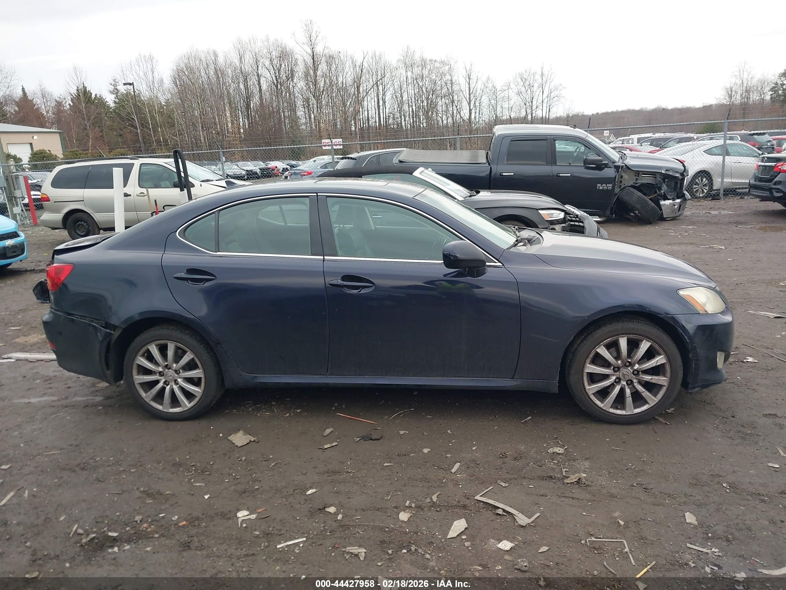 2008 Lexus Is 250   Navy vin: JTHCK262585024349
