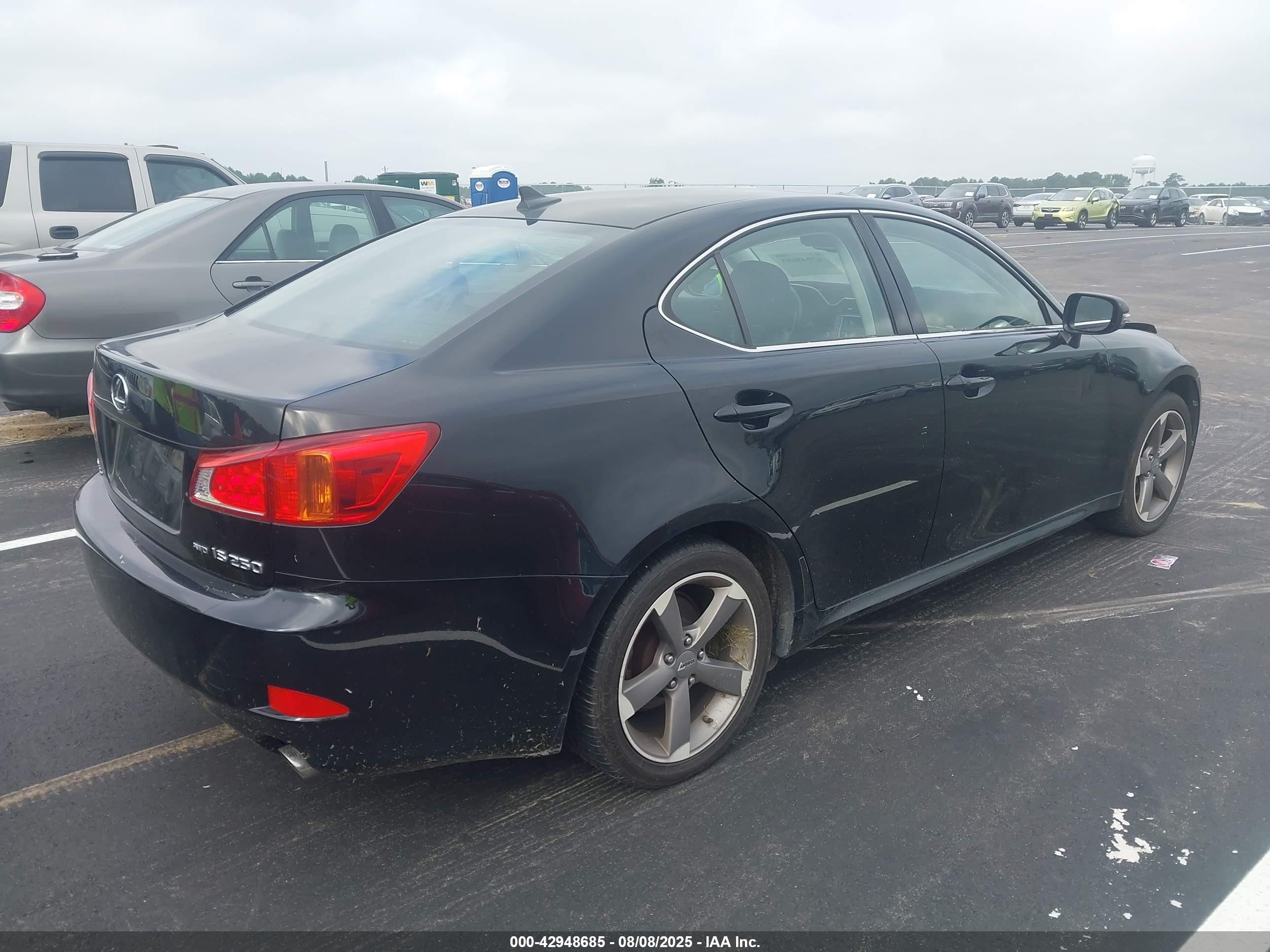 2009 Lexus Is 250   Black vin: JTHCK262592028842