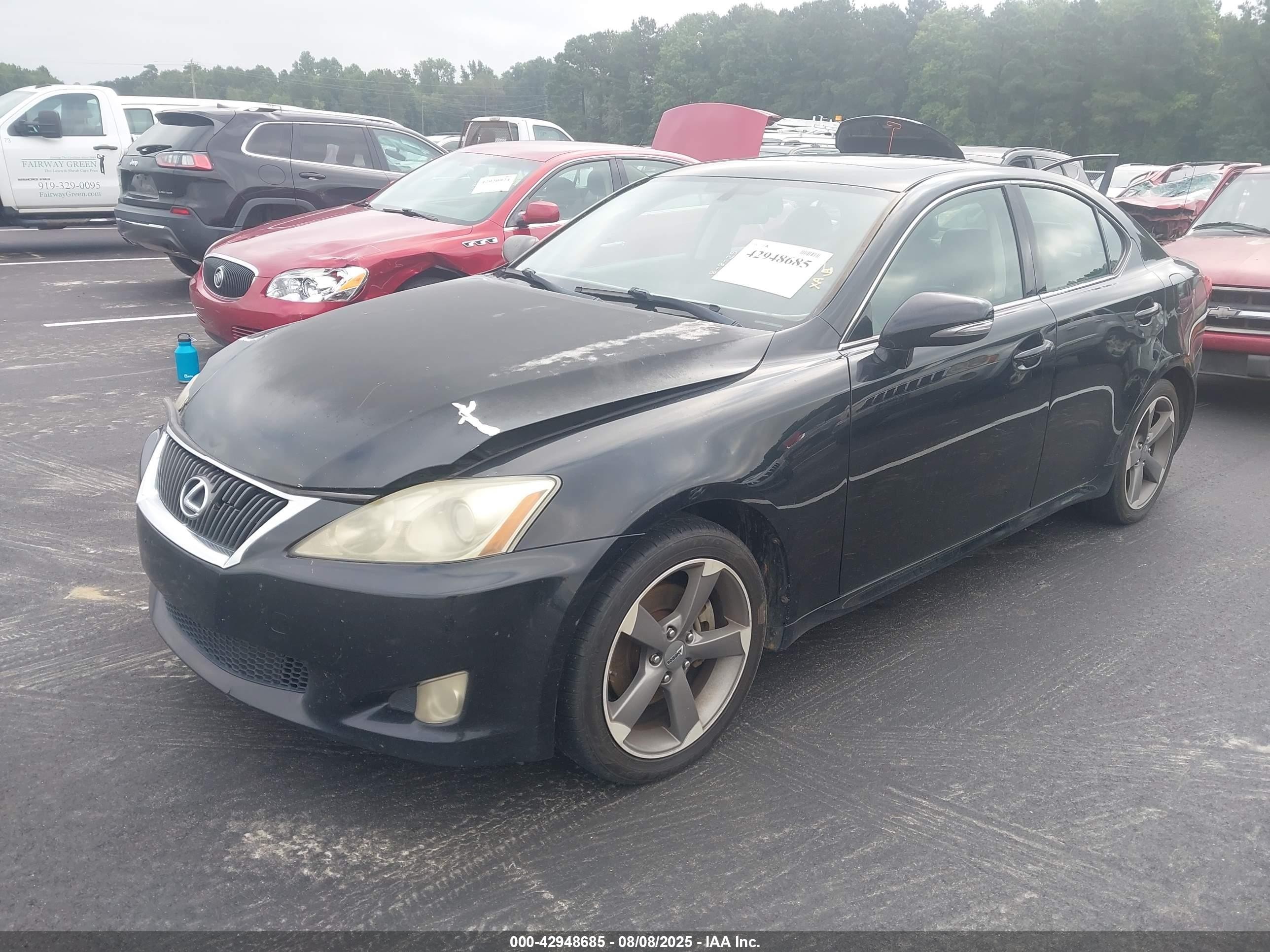 2009 Lexus Is 250   Black vin: JTHCK262592028842