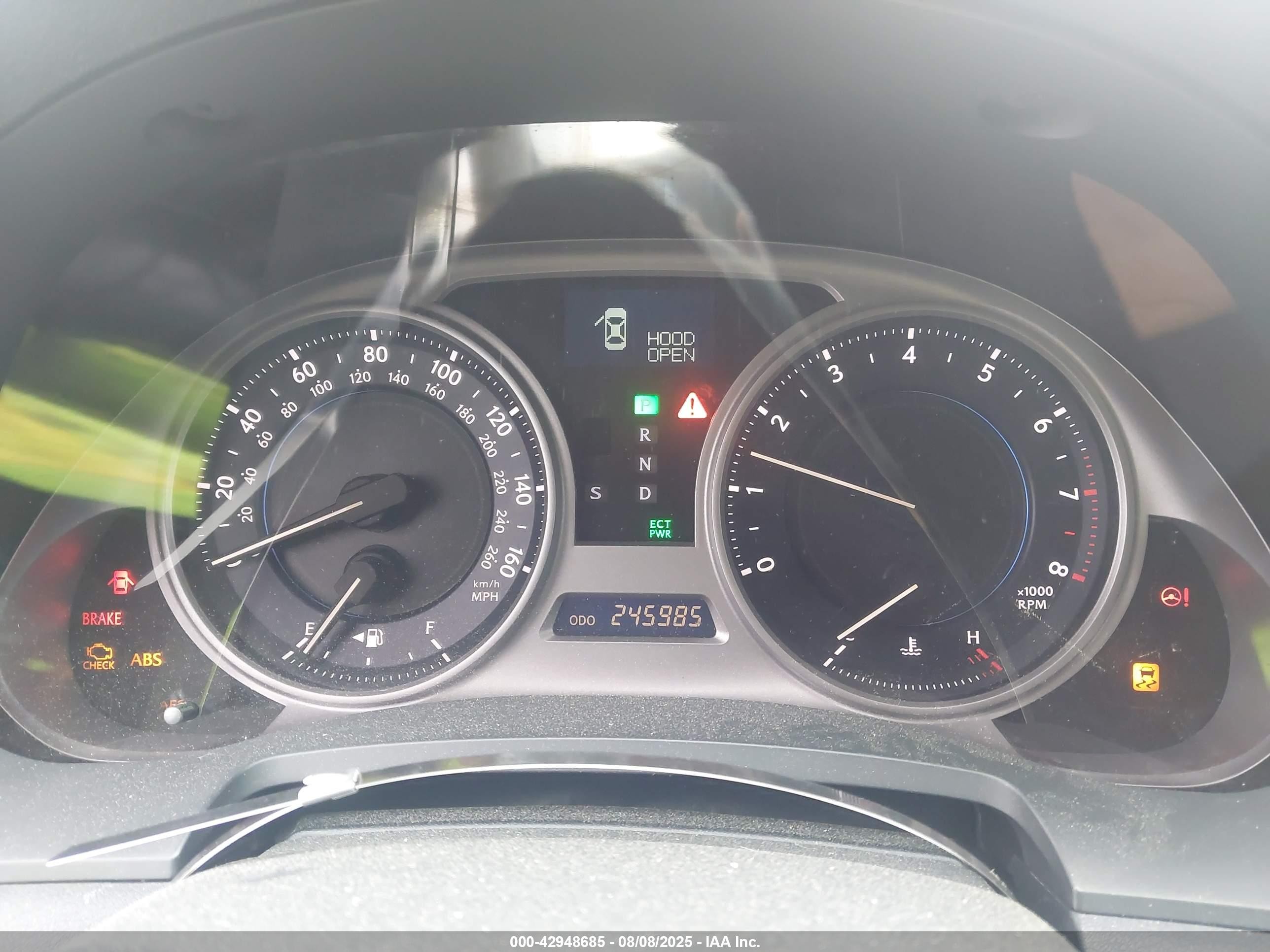 2009 Lexus Is 250   Black vin: JTHCK262592028842