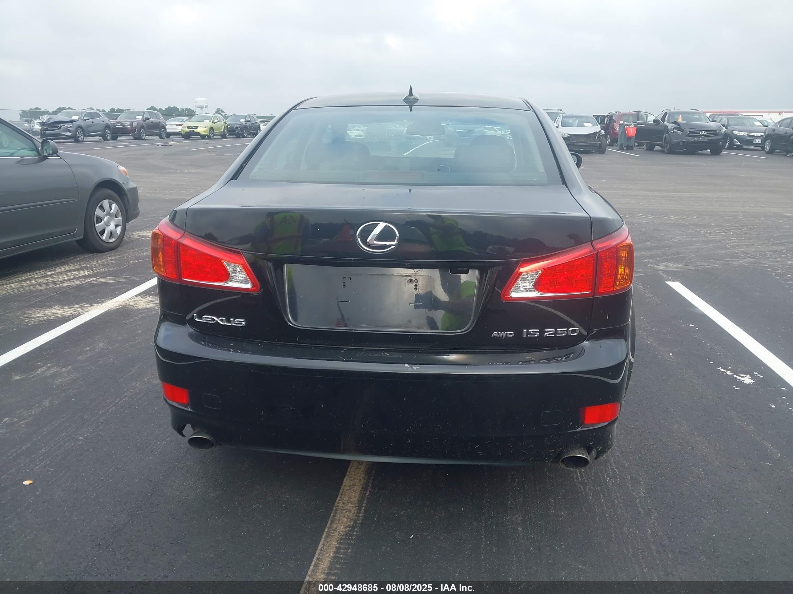 2009 Lexus Is 250   Black vin: JTHCK262592028842
