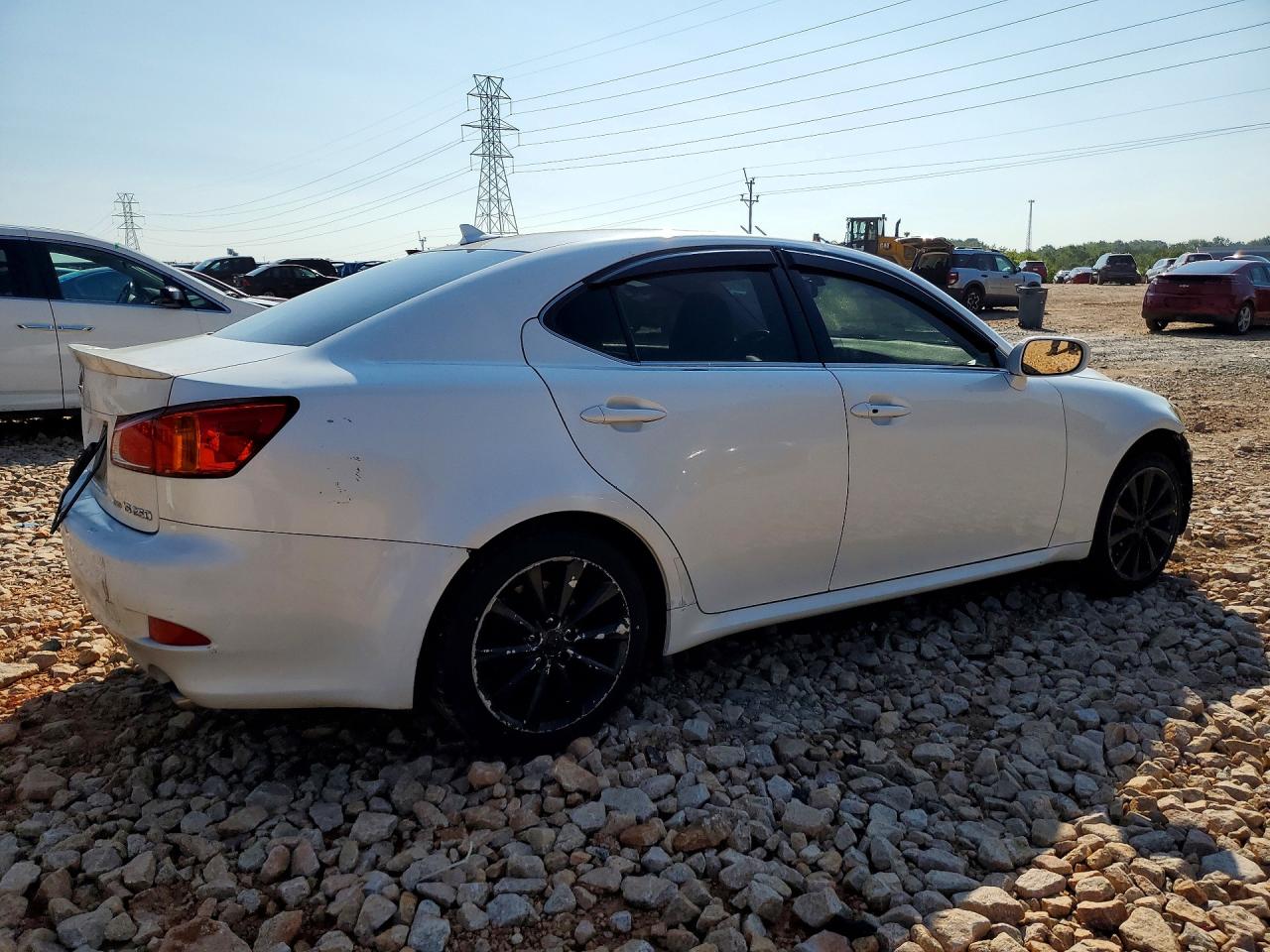 2009 Lexus Is 250 White vin: JTHCK262592030283