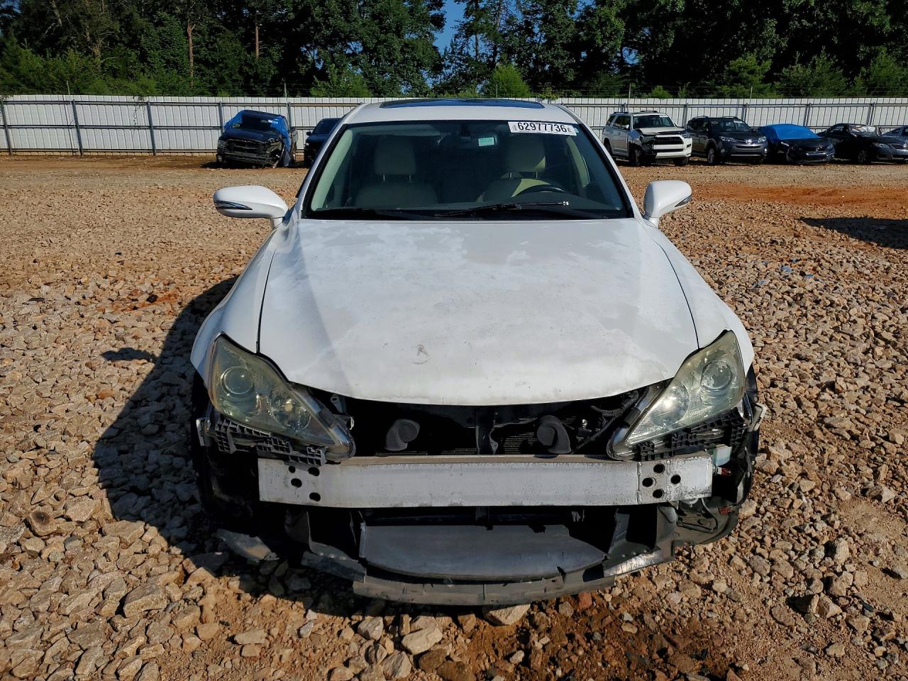 2009 Lexus Is 250 White vin: JTHCK262592030283