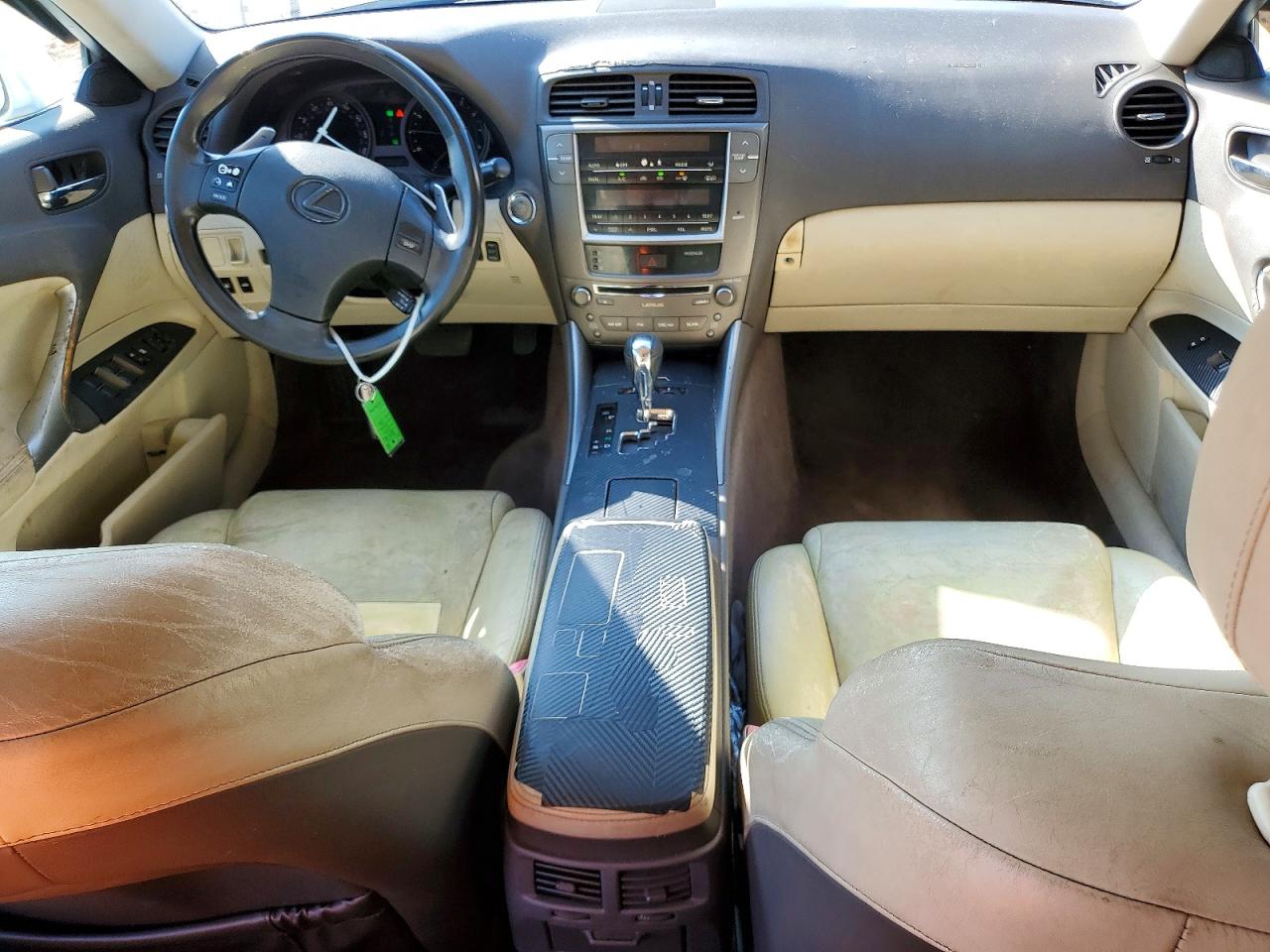 2009 Lexus Is 250 White vin: JTHCK262592030283