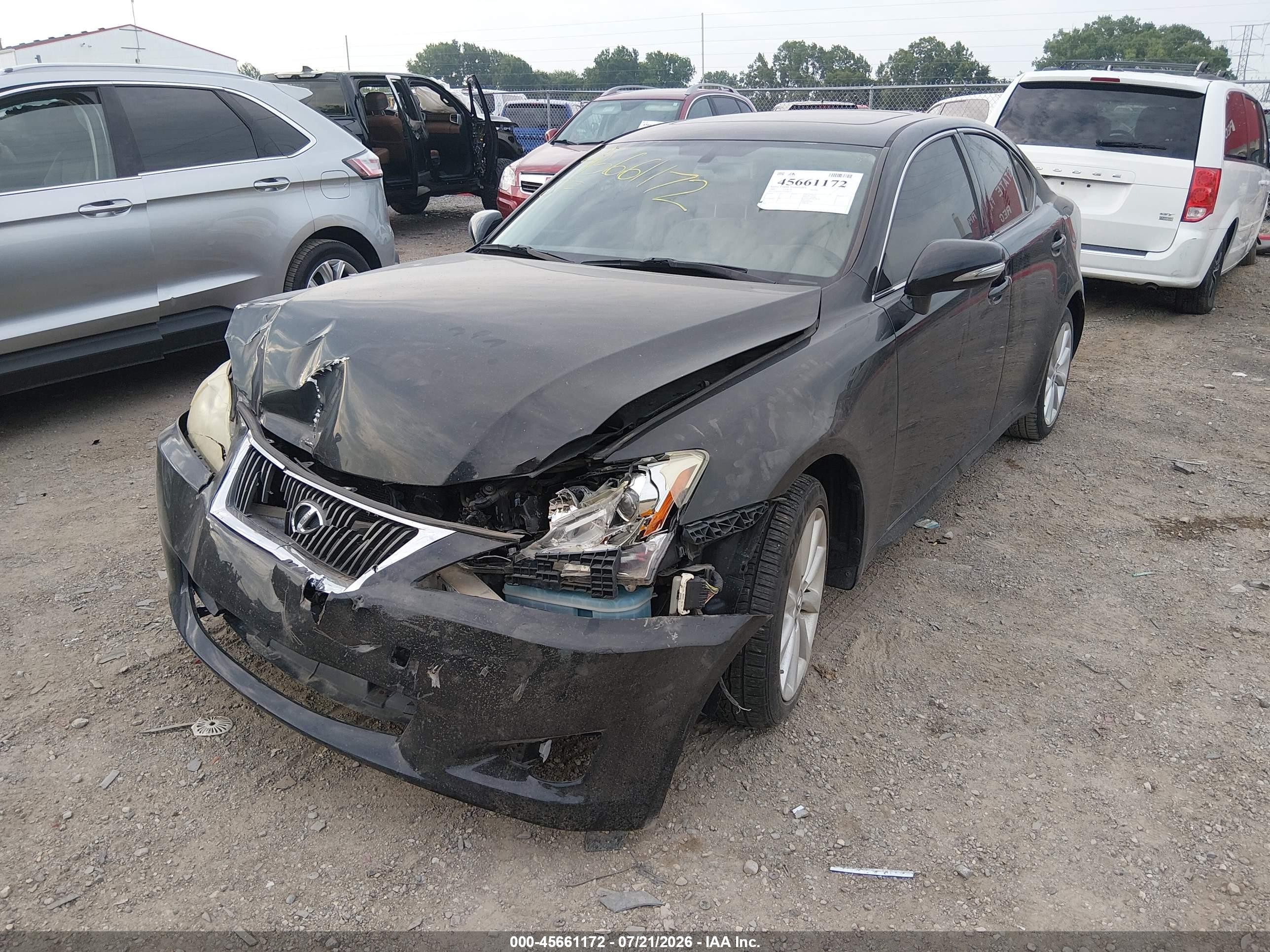 2009 Lexus Is 250   Black vin: JTHCK262595029679