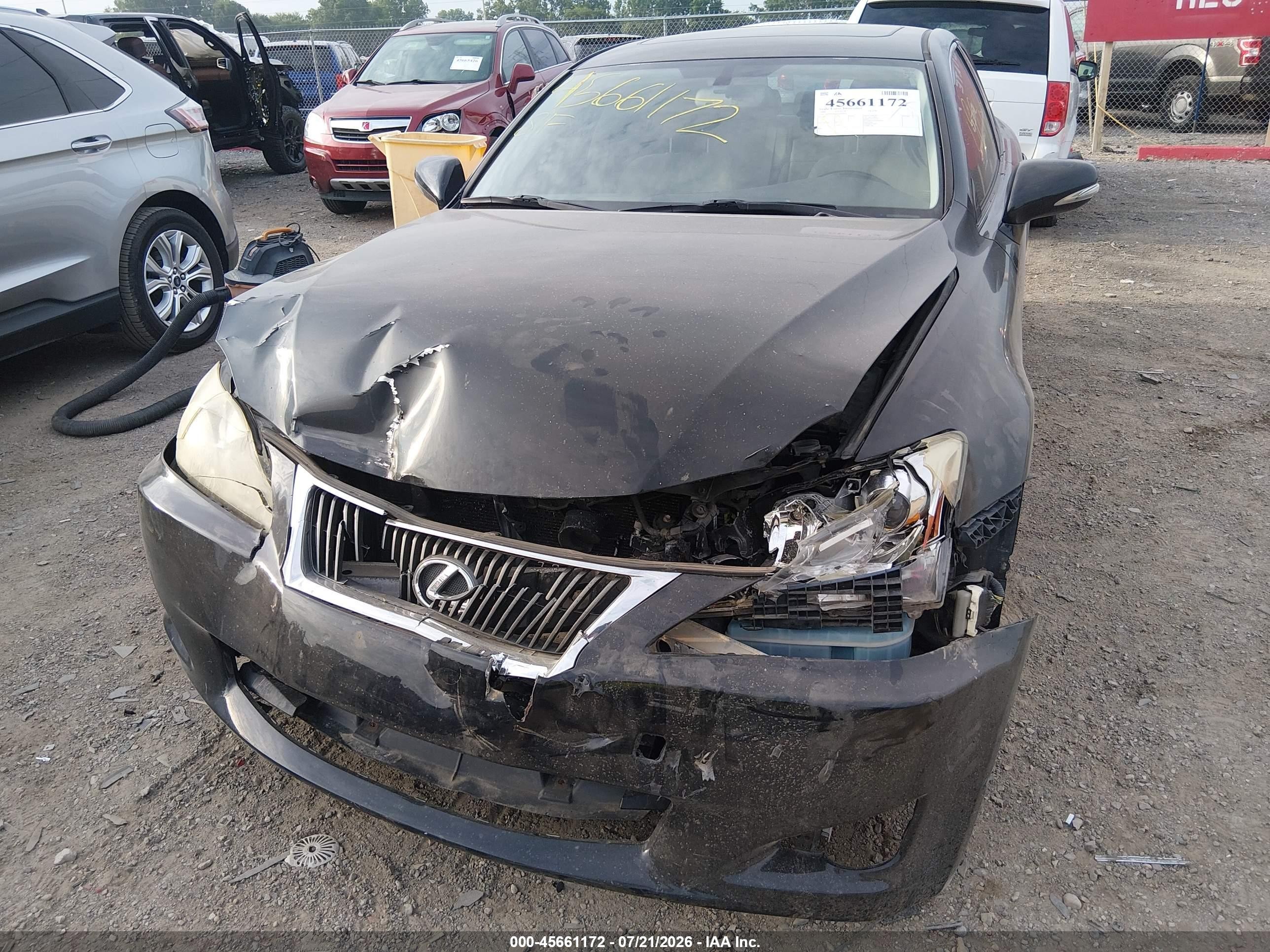2009 Lexus Is 250   Black vin: JTHCK262595029679