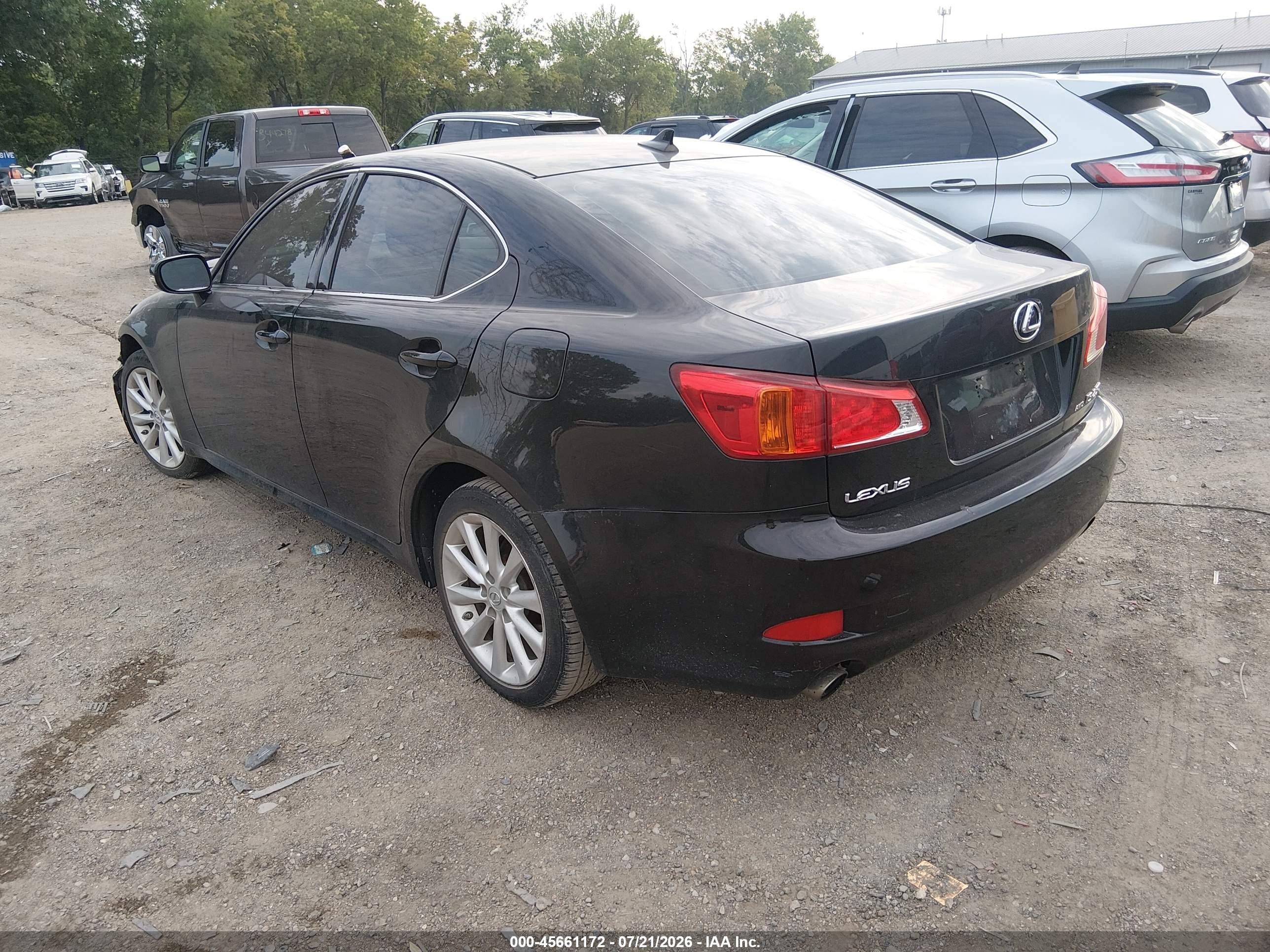 2009 Lexus Is 250   Black vin: JTHCK262595029679