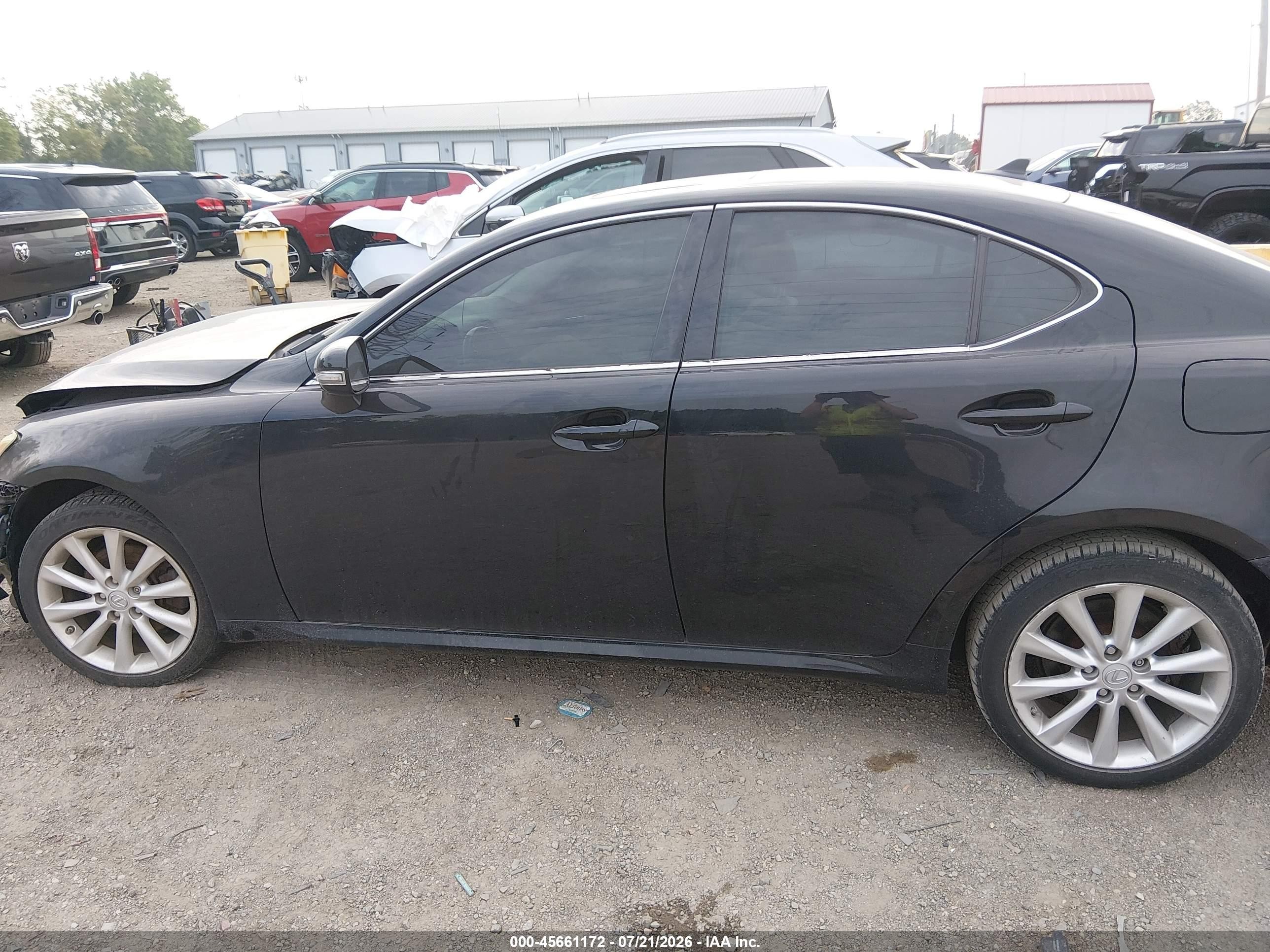 2009 Lexus Is 250   Black vin: JTHCK262595029679