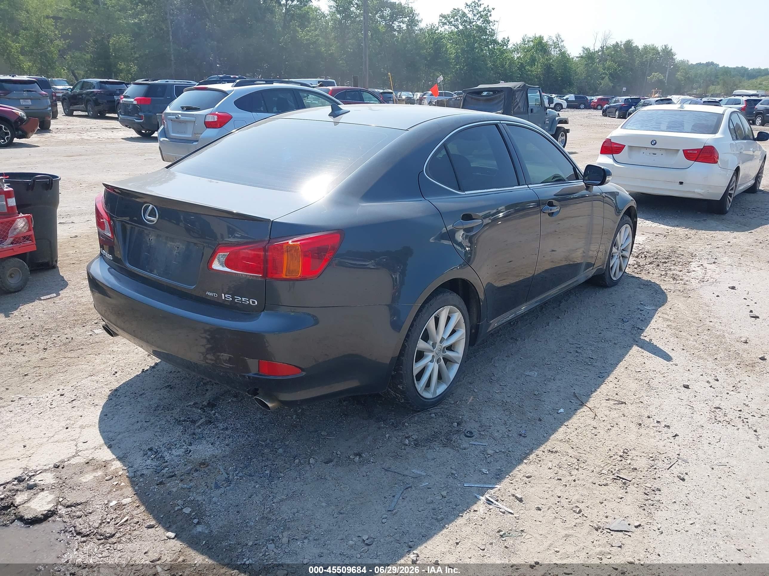 2009 Lexus Is 250   Gray vin: JTHCK262595032808