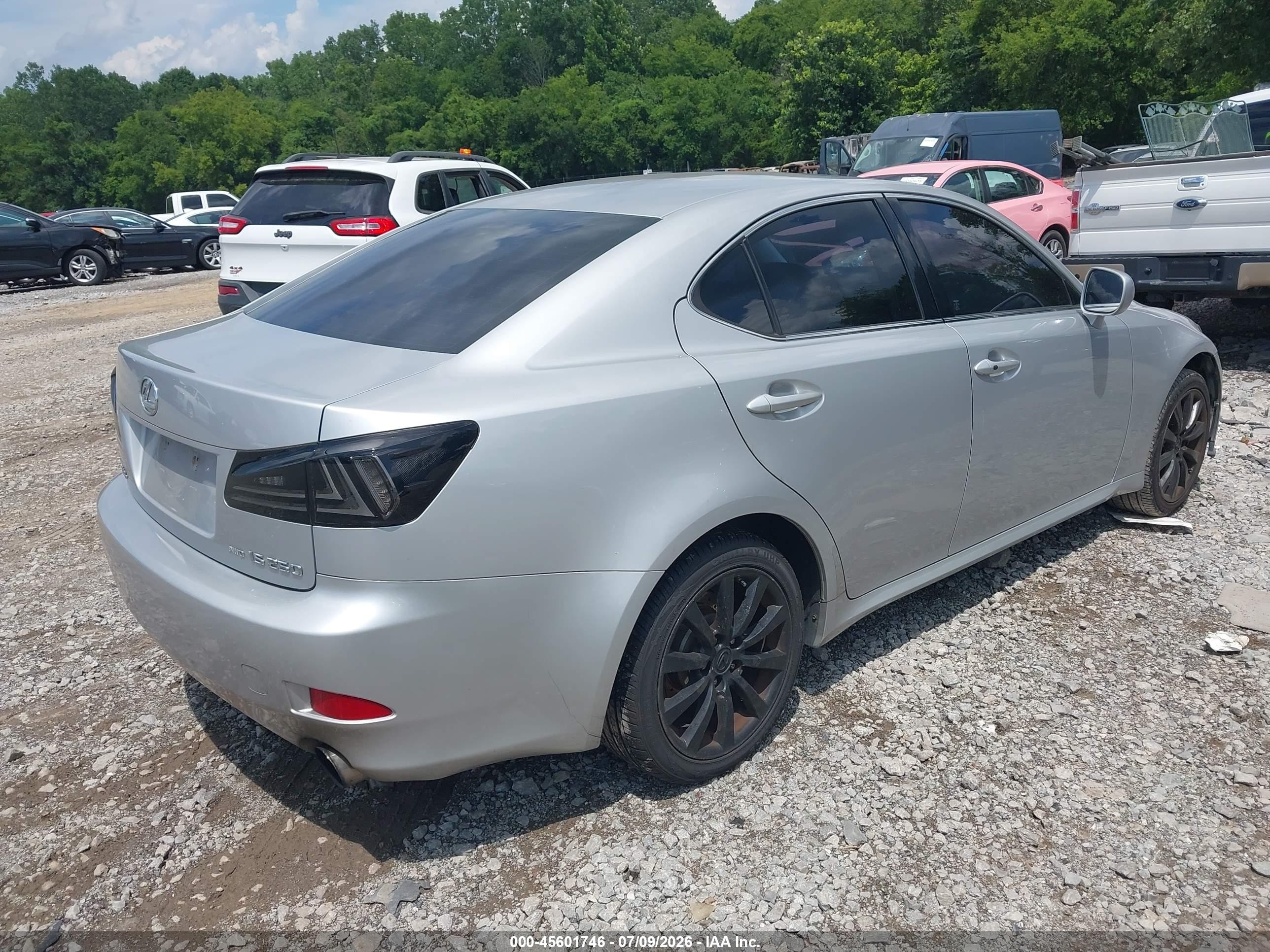 2006 Lexus Is 250   Silver vin: JTHCK262665002793